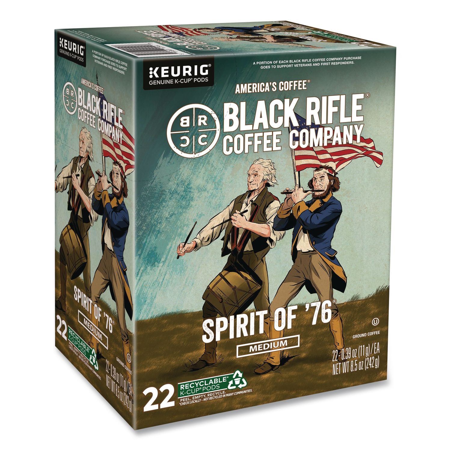 Spirit Of '76 Coffee K-Cups, 22/Box