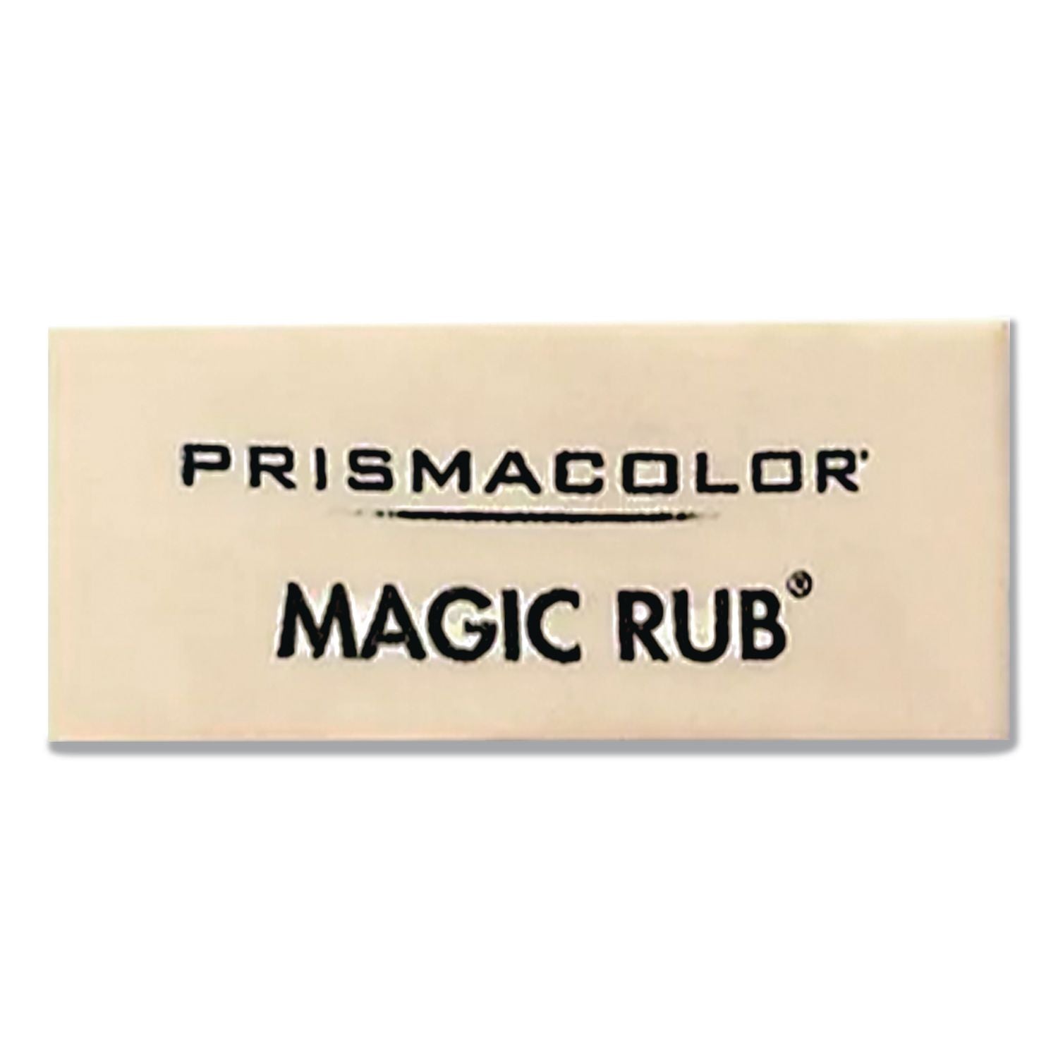 MAGIC RUB Eraser, For Pencil/Ink Marks, Rectangular Block, Medium, Off-White, 432/Carton