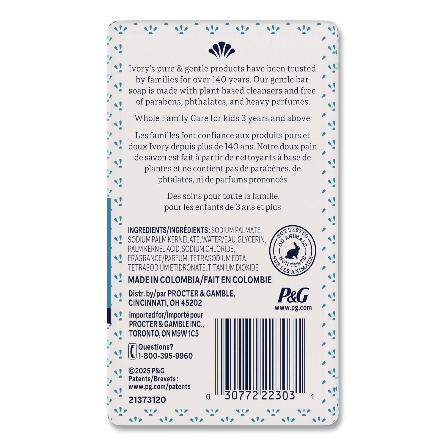 Bar Soap, Original Scent, 4 Oz, 4/Pack, 18 Packs/Carton