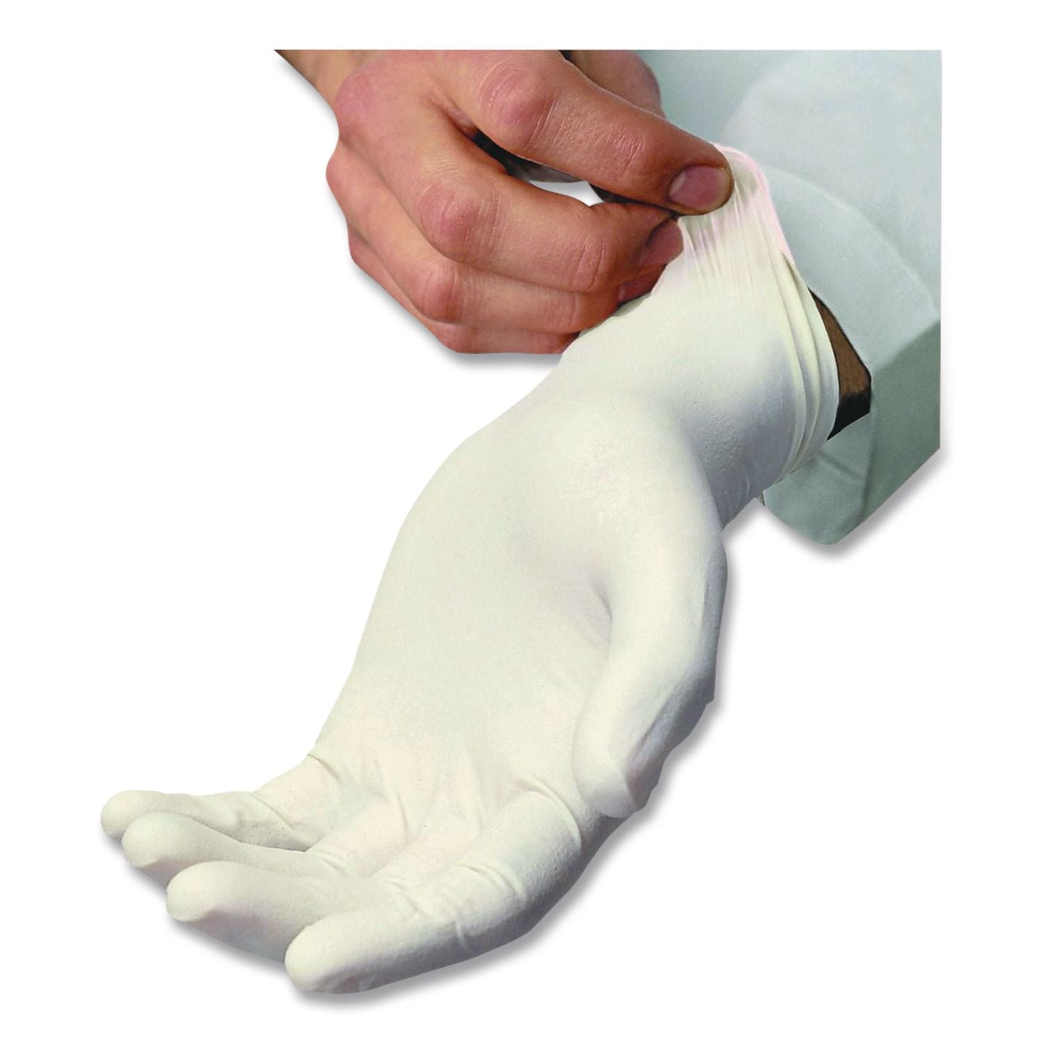 L5101 Series Powdered Latex Gloves, X-Large, 4 Mil Thick, 9" Long, Cream, 100/Box, 10 Boxes/Carton