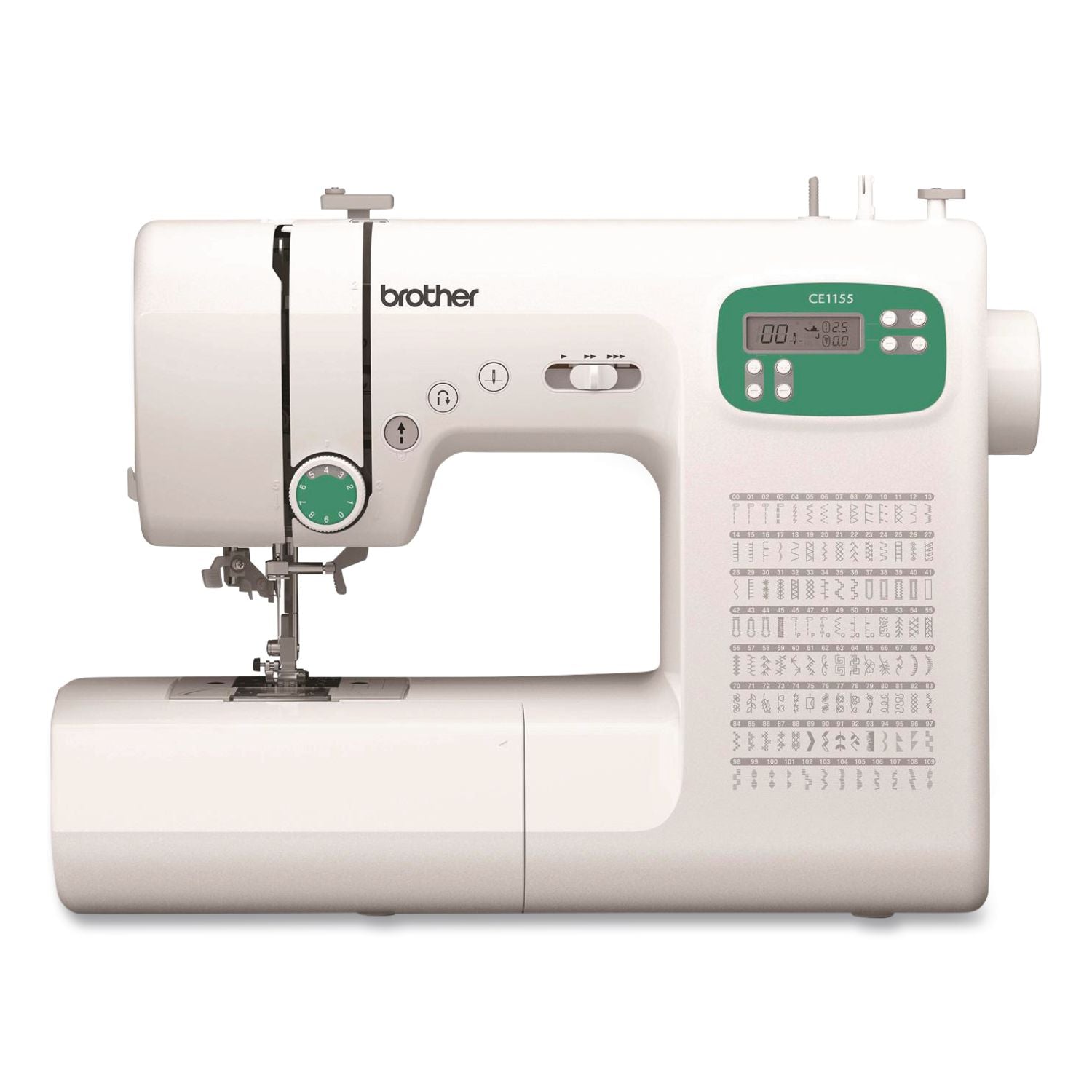 CE1155 Computerized Sewing Machine, 110 Stitches, 18 X 15 X 8