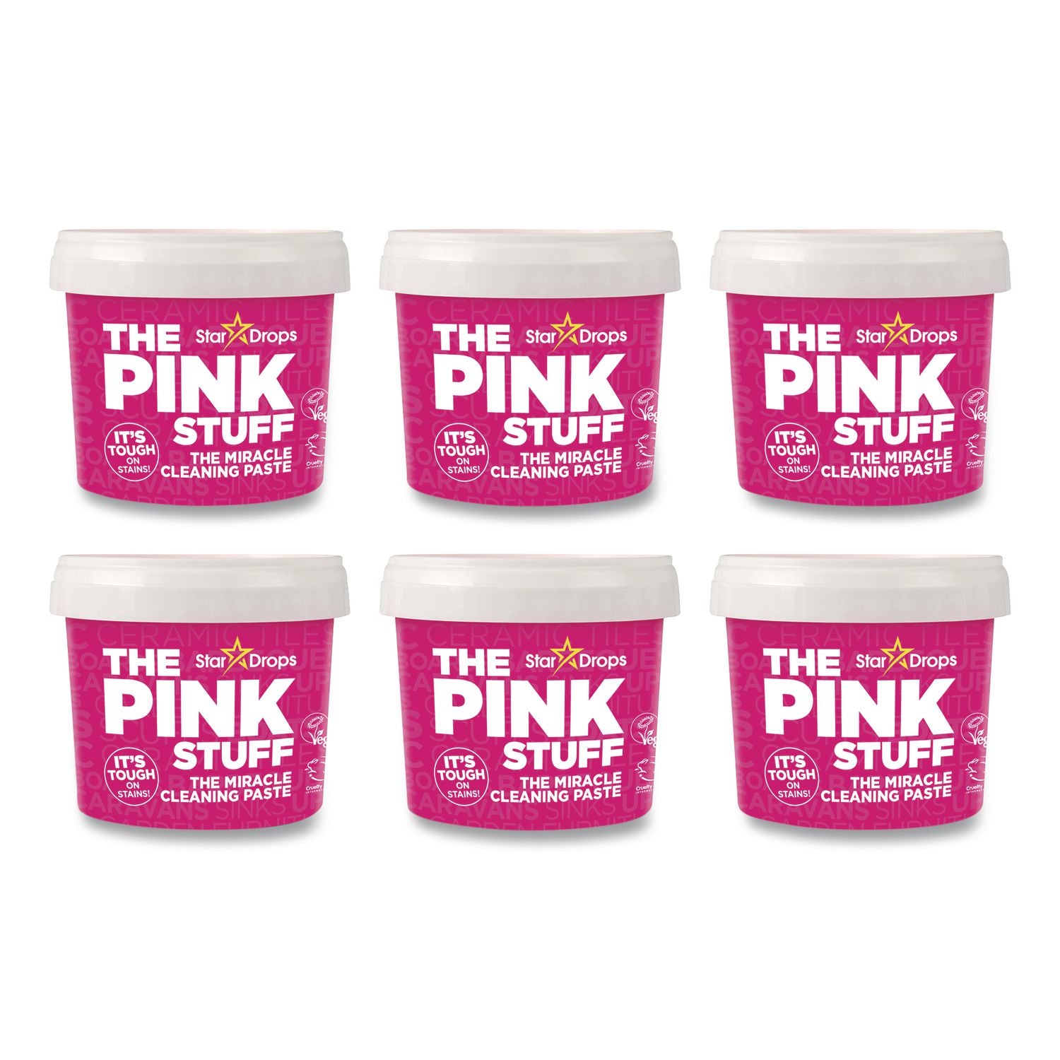 Miracle Cleaning Paste, Fruity Scent, 17.6 Oz Jar, 6/Carton