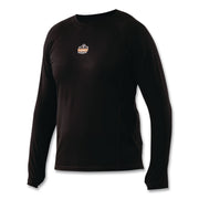 N-Ferno 6435 Midweight Long Sleeve Base Layer Shirt, 4X-Large, Black