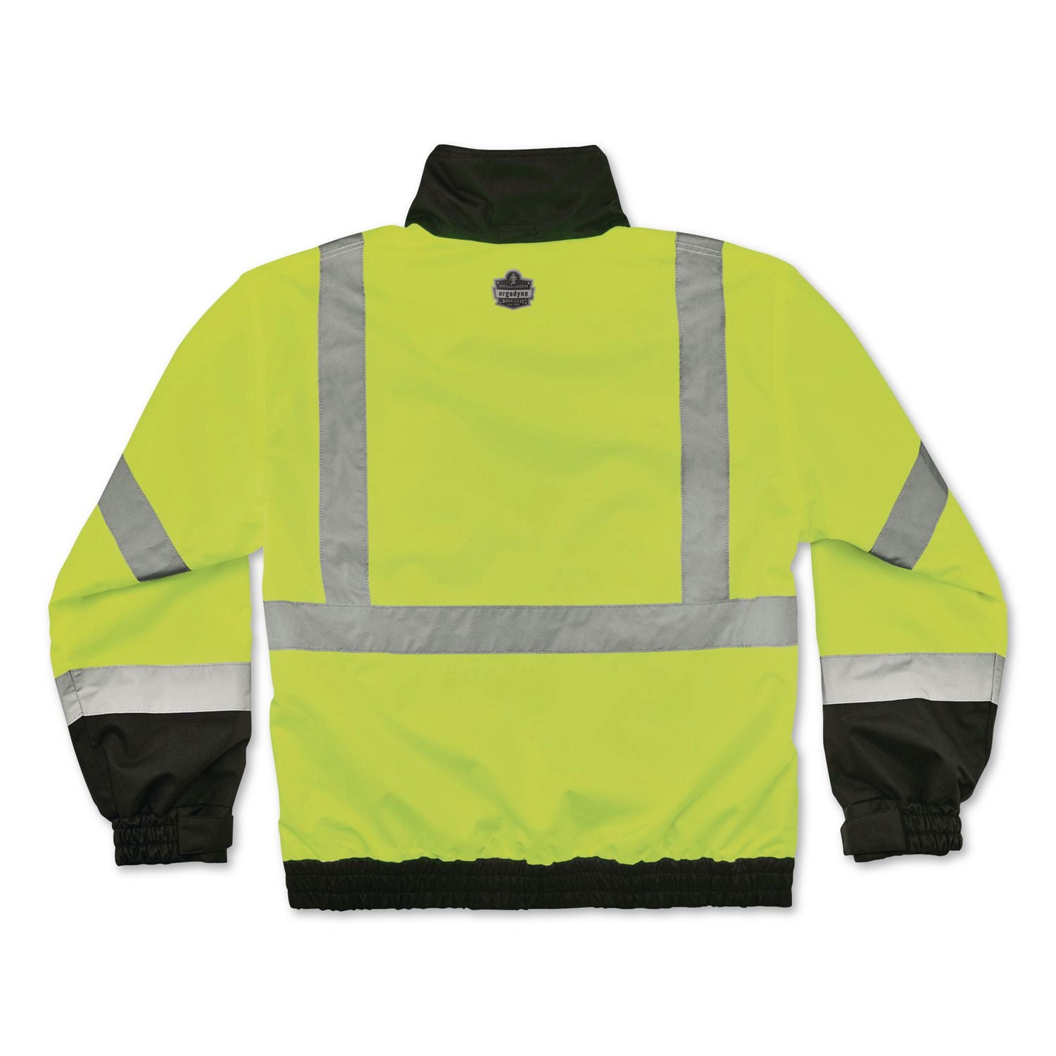 Glowear 8379 Class 3 Hi-Vis Fleece Lined Bomber Jacket, X-Small, Lime