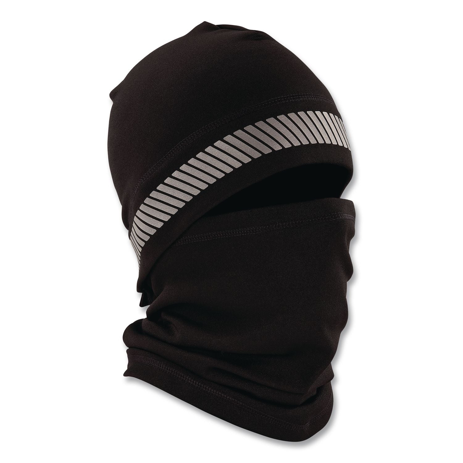 N-Ferno 6831 Reflective Balaclava Face Mask 3-In-1, Polyester, One Size Fits Most, Black