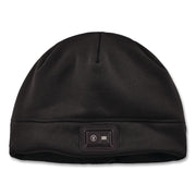 N-Ferno 6801 Winter Skull Cap With LED Rechargeable Light, Fleece, One Size Fits Most, Black