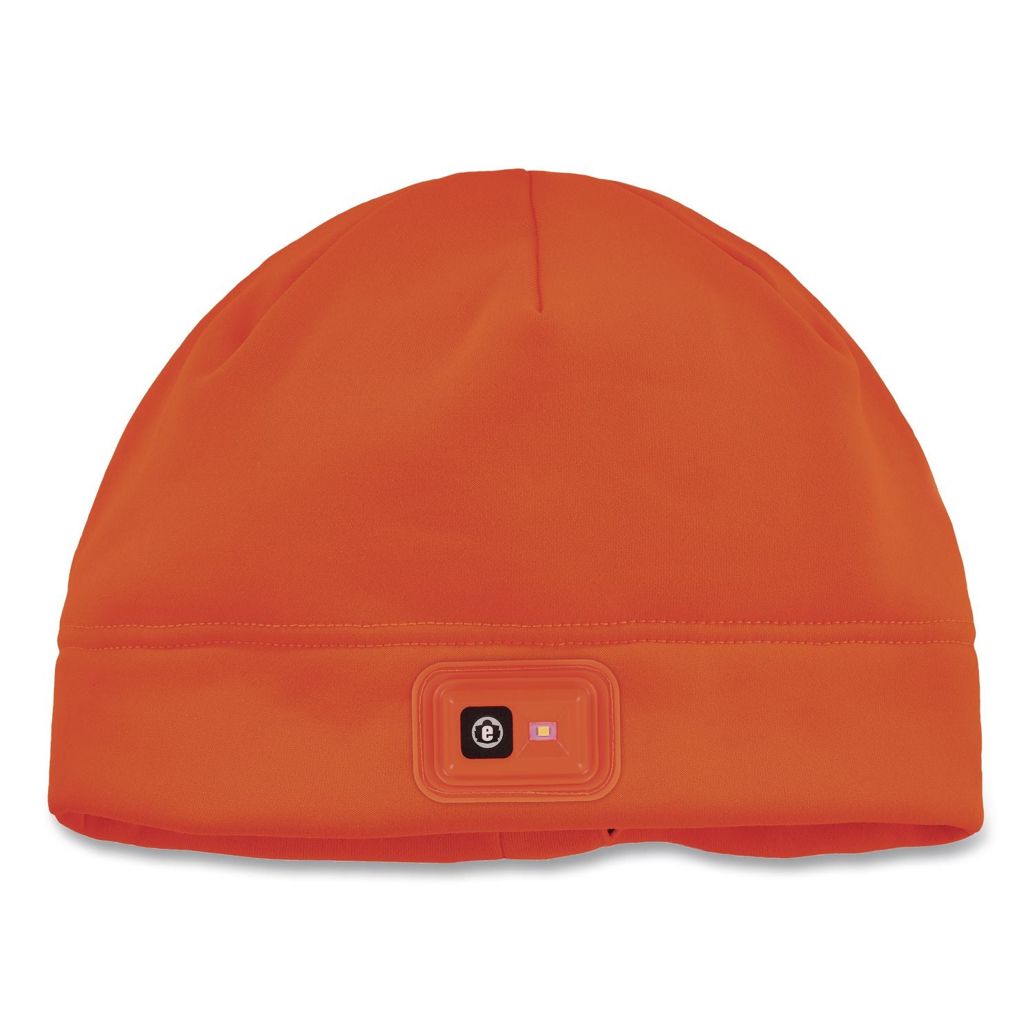 N-Ferno 6801 Winter Skull Cap With LED Rechargeable Light, Fleece, One Size Fits Most, Orange