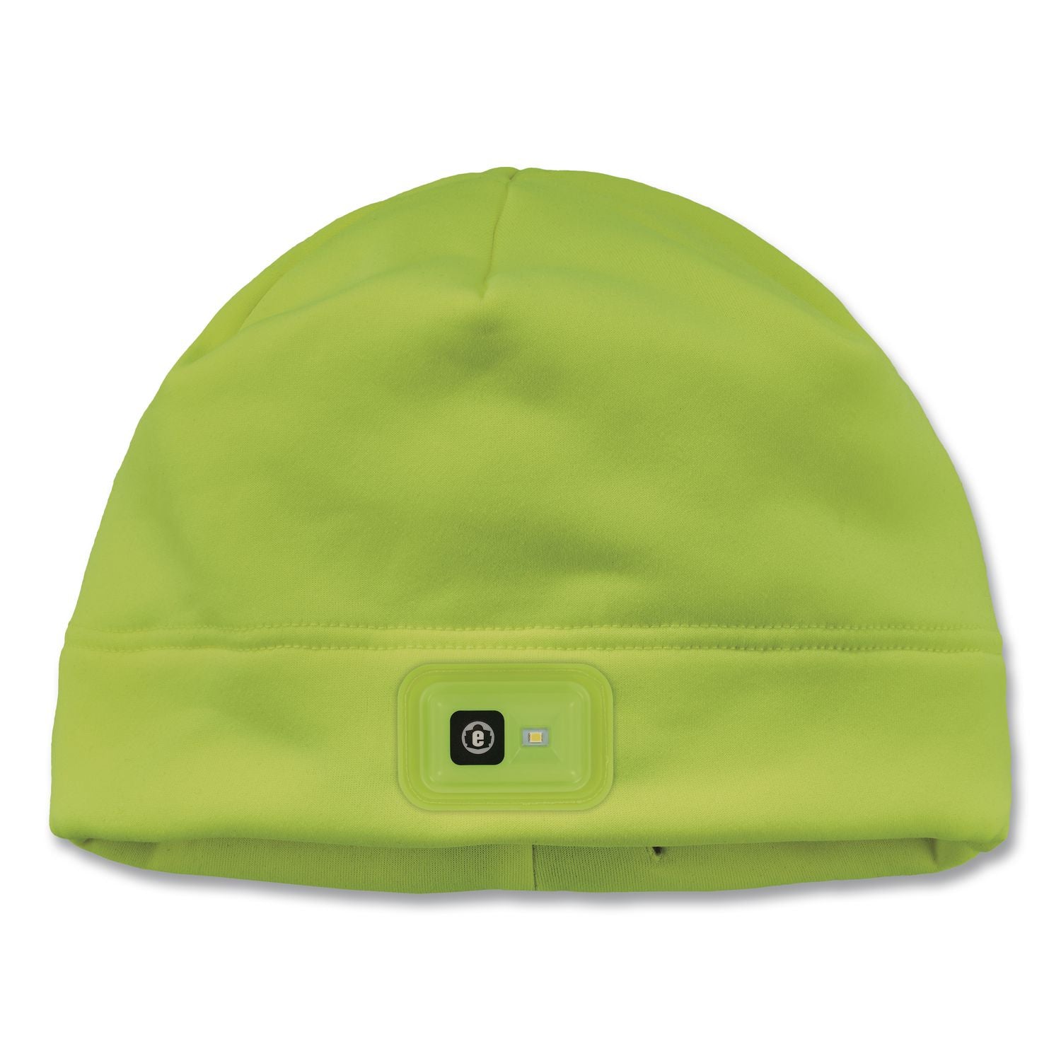 N-Ferno 6801 Winter Skull Cap With LED Rechargeable Light, Fleece, One Size Fits Most, Lime
