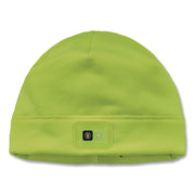 N-Ferno 6801 Winter Skull Cap With LED Rechargeable Light, Fleece, One Size Fits Most, Lime
