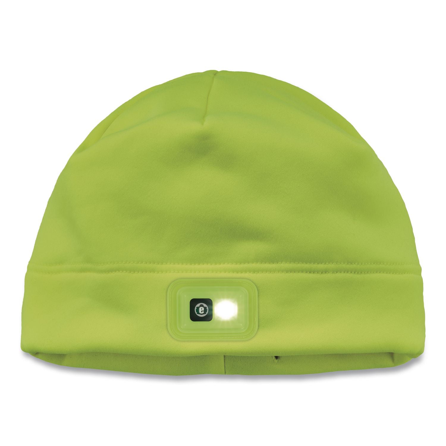 N-Ferno 6801 Winter Skull Cap With LED Rechargeable Light, Fleece, One Size Fits Most, Lime