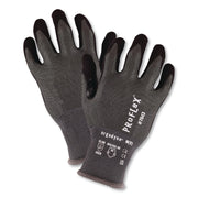 Proflex 7043 ANSI A4 Nitrile Coated CR Gloves, EN388: 4X42D, 7.5" Long, 3X-Large (12), Gray, Pair