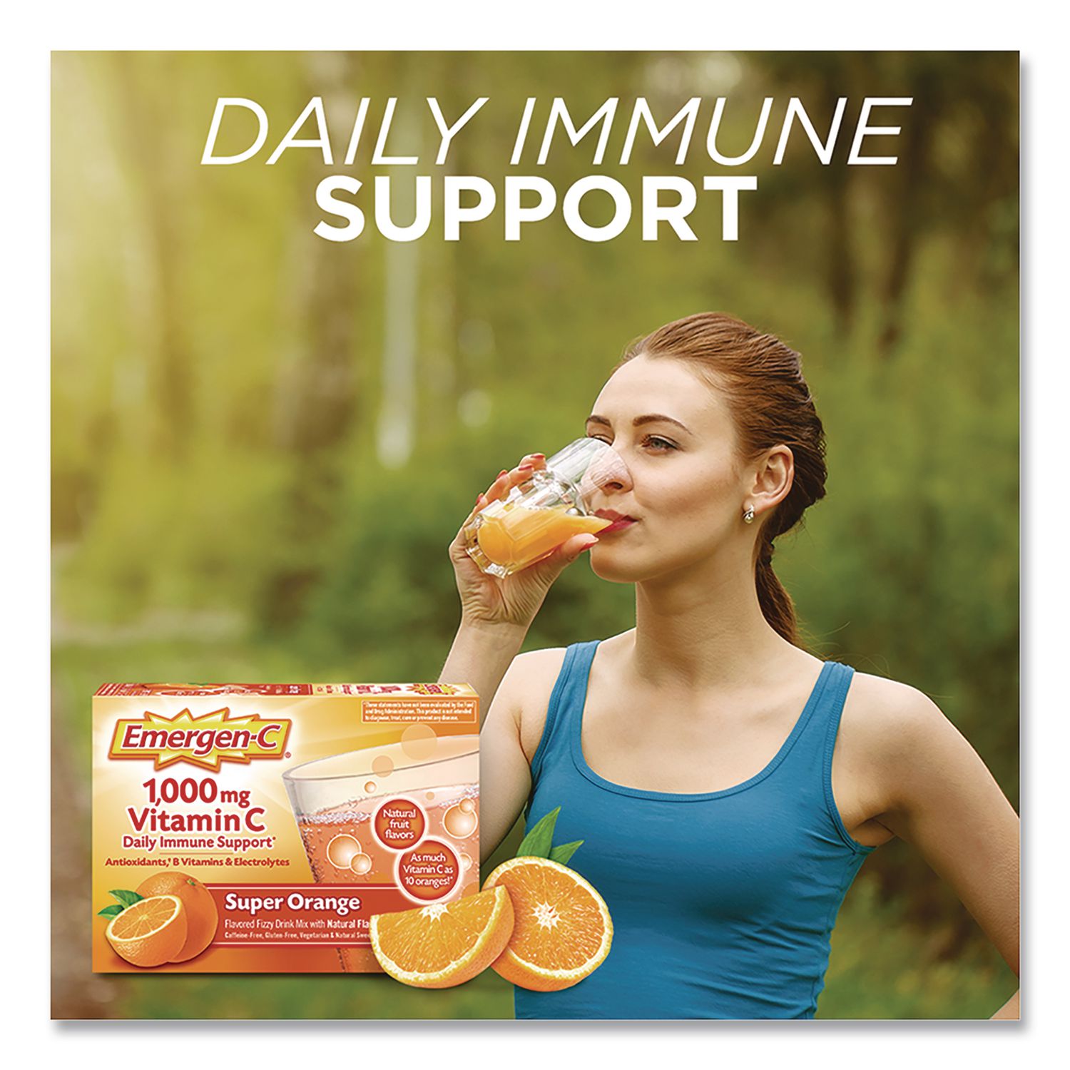 Vitamin C Drink Mix, 1, 000 Mg Vitamin C, Super Orange, 60/Pack
