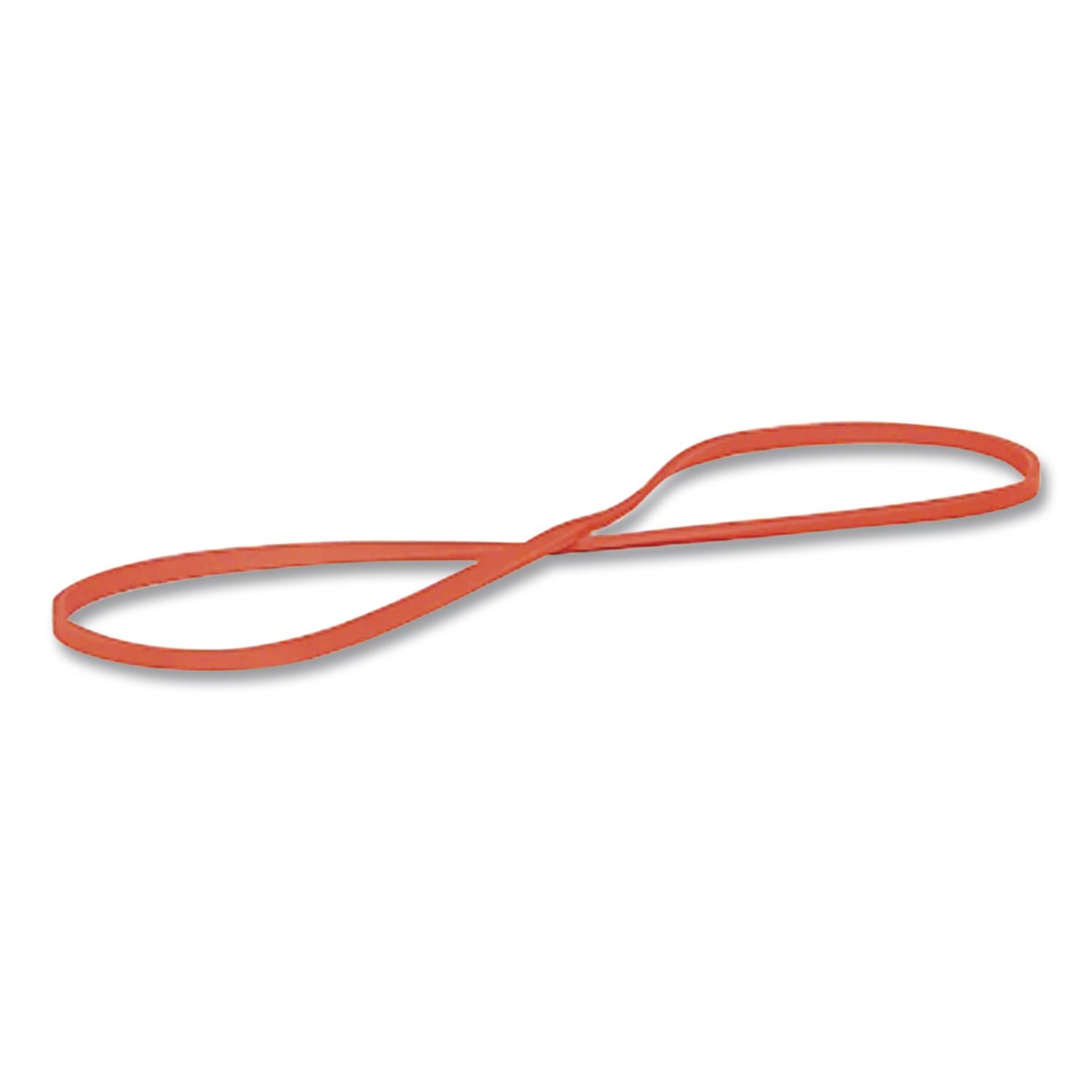 Non-Latex Rubber Bands, Assorted Sizes, Orange, 125/Pack