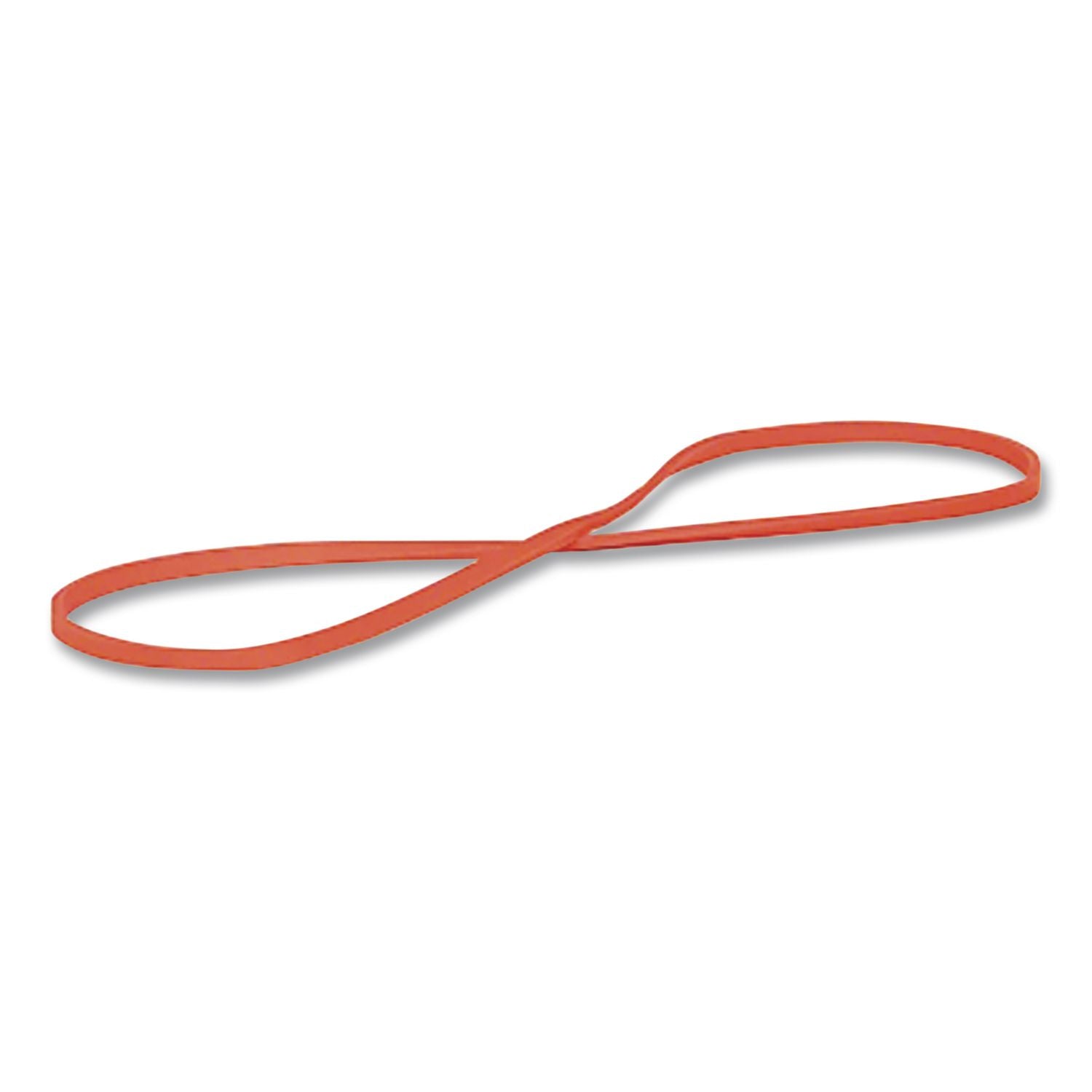 Non-Latex Rubber Bands, Size 117B, Orange, 63/Pack