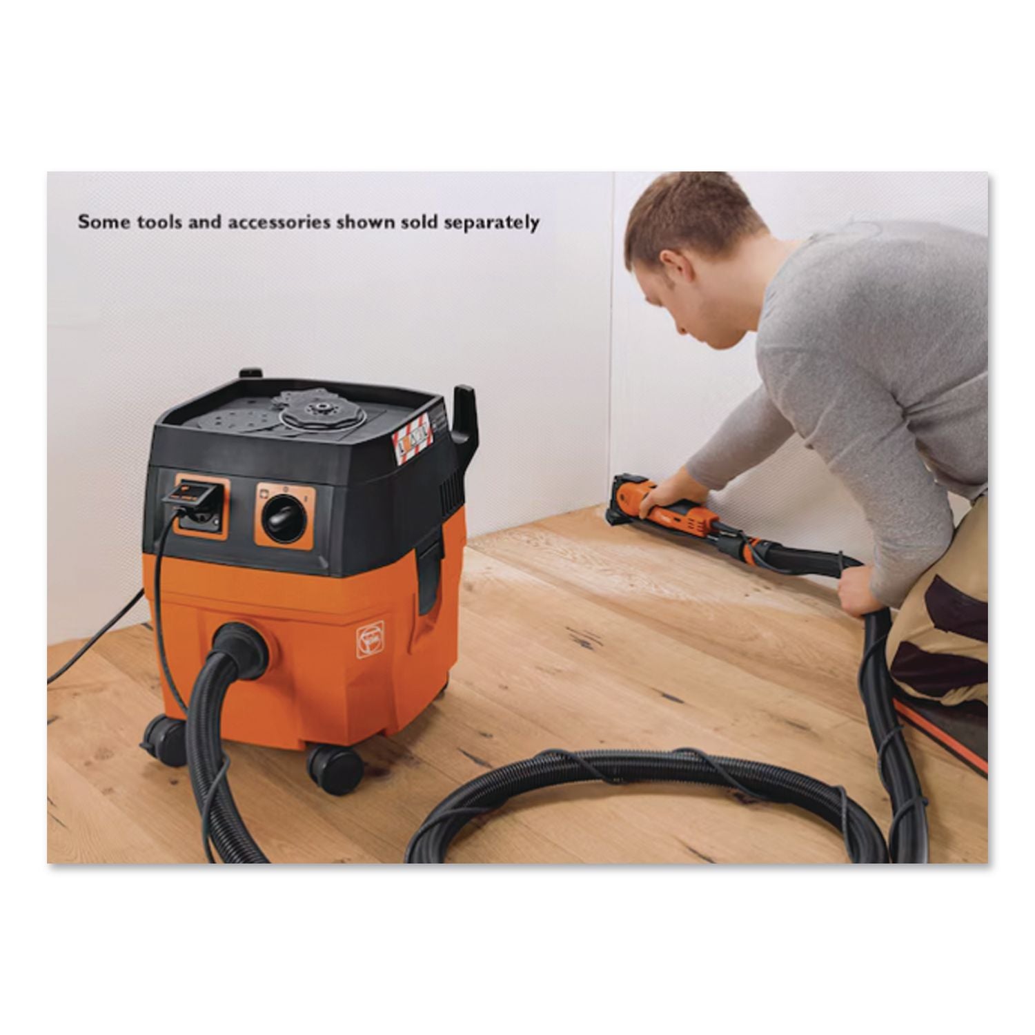 Turbo I Wet/Dry Vacuum/Dust Extractor, 5.8 Gal Tank Capacity, Orange/Black