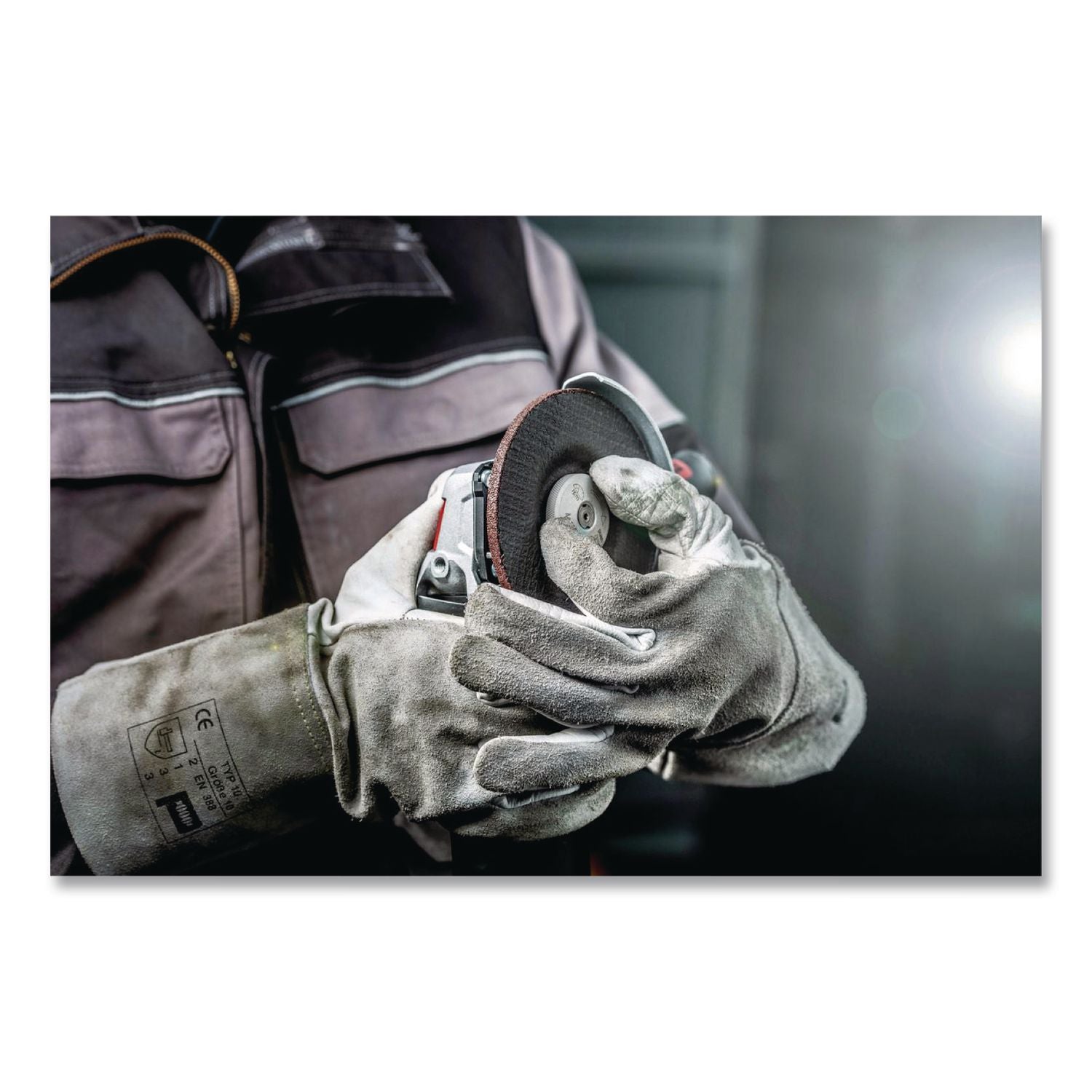 WEP 19-150 Q M-Brush Angle Grinder, 6" Wheel, 9, 600 RPM, 14.5 A