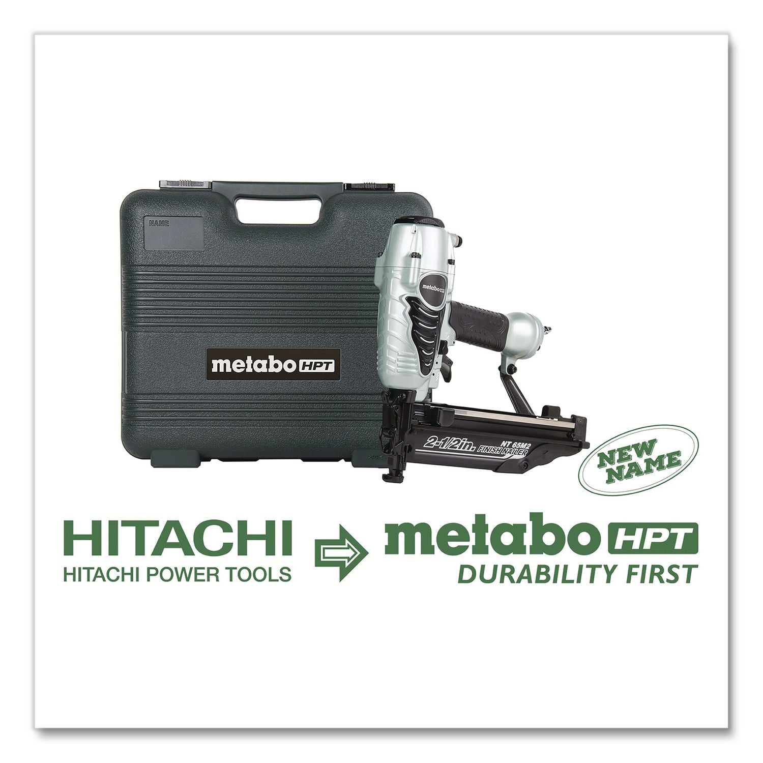 HPT 2.5" 16-Gauge Finish Nailer With Air Duster