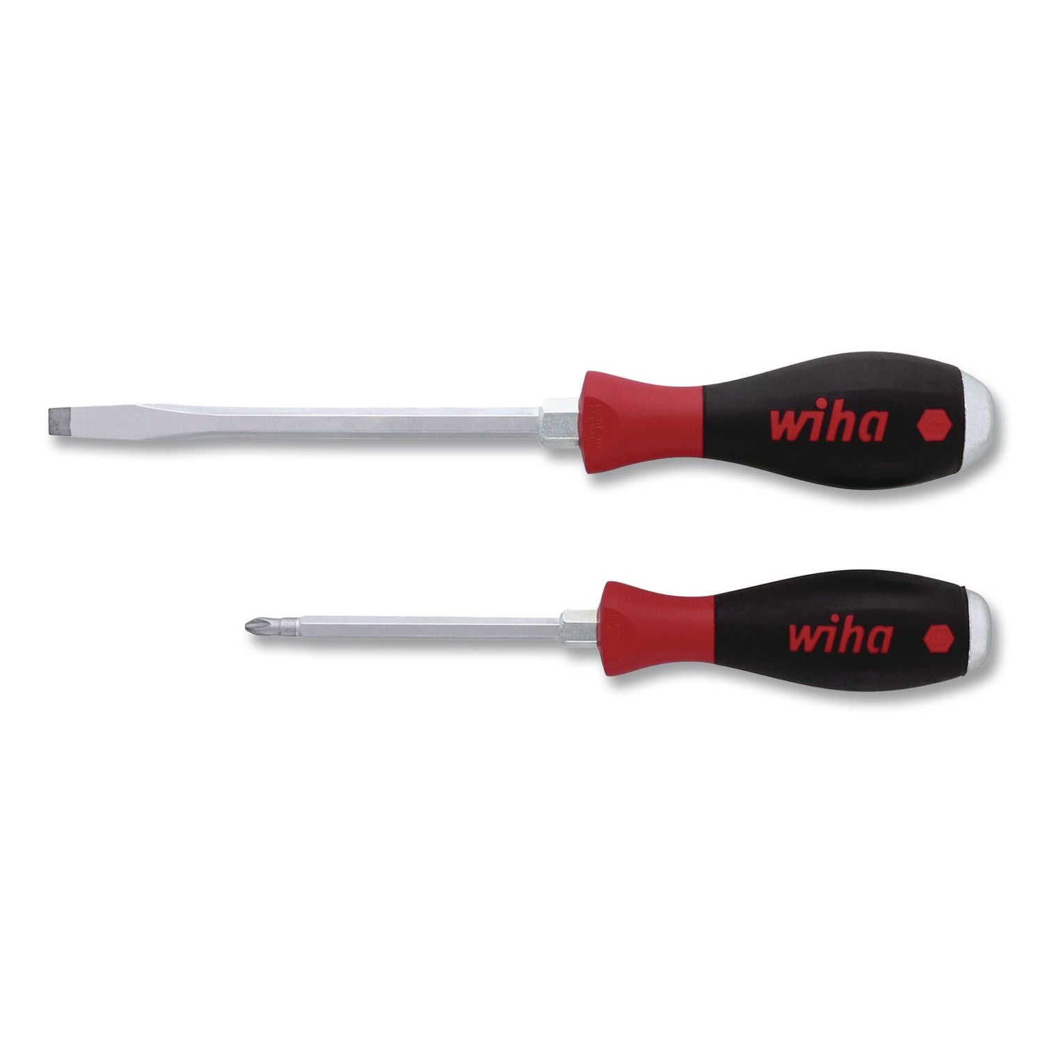 Two-Piece Extra Heavy Softfinish Slotted And Phillips Screwdriver Set