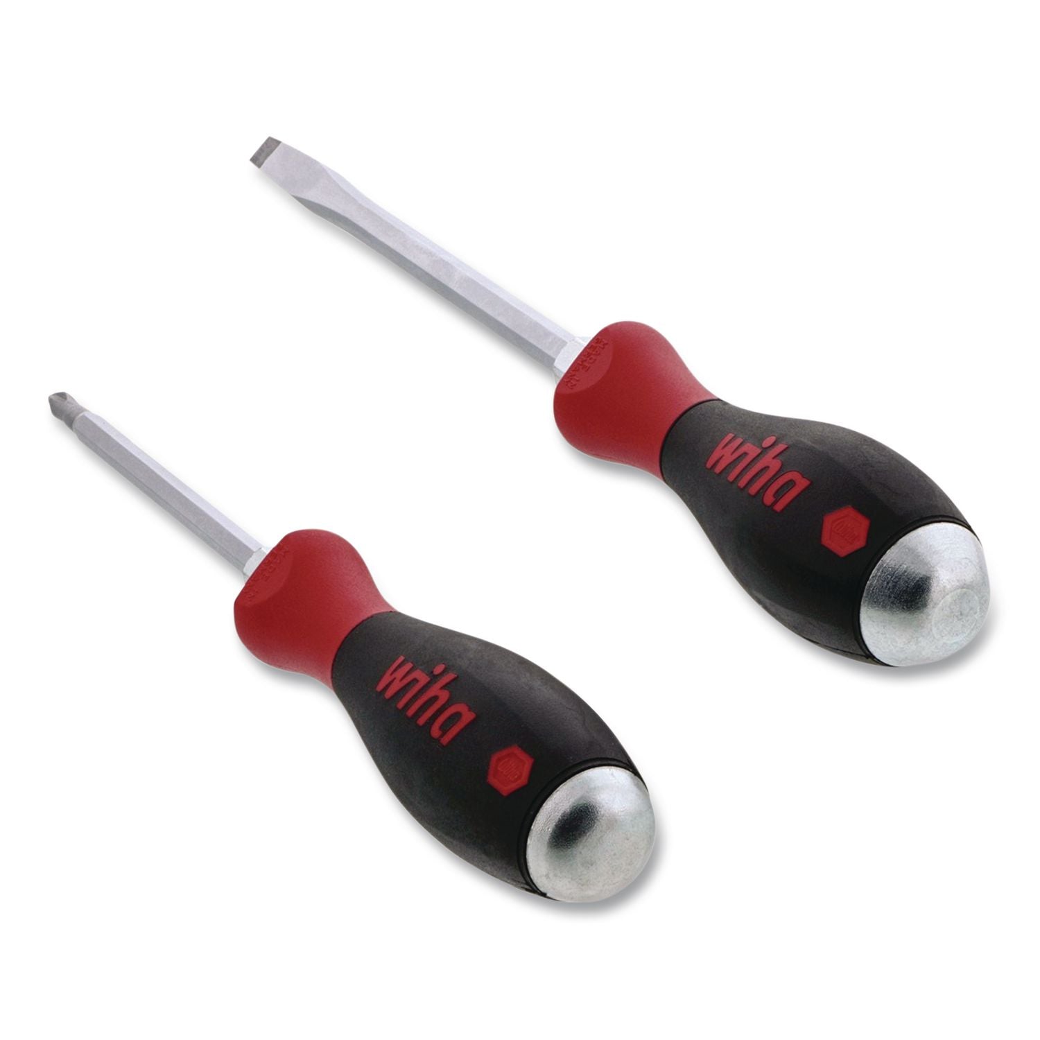 Two-Piece Extra Heavy Softfinish Slotted And Phillips Screwdriver Set