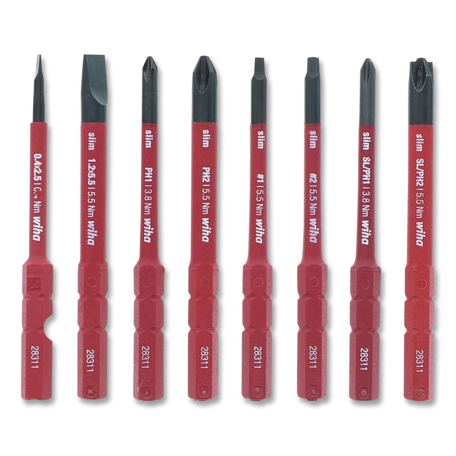 11-Piece Insulated Torquevario-S (10-50 In/Lbs) And Slimline Blade Set