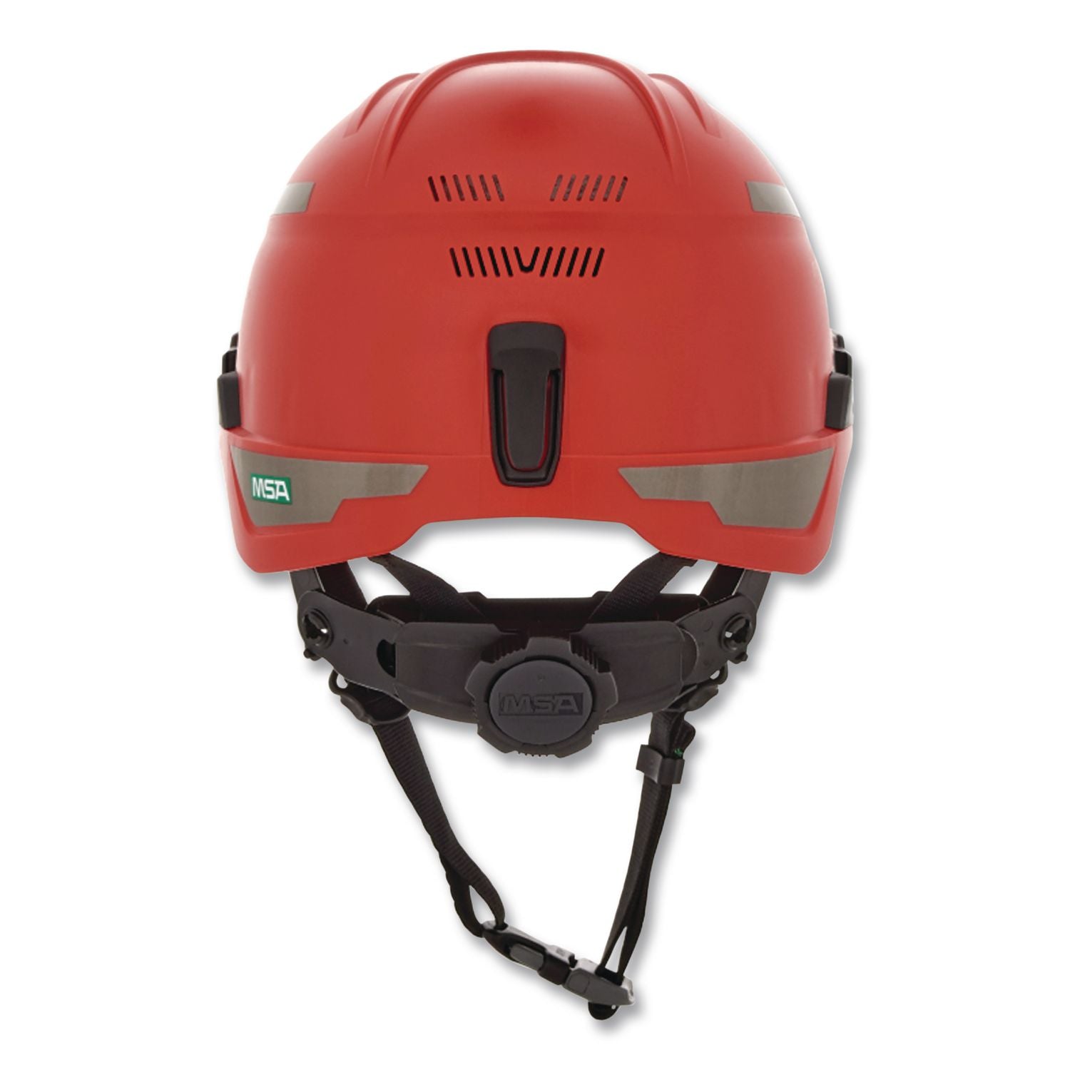 V-Gard H1 Safety Helmet, Vented, Brimless, Fas-Trac III Pivot Ratchet Suspension, One Size Fits Most (6.5 To 8), Red