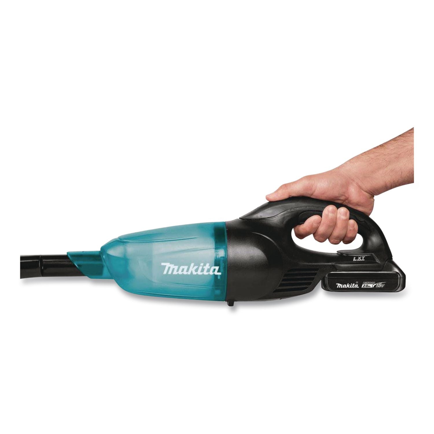 LXT 18 V Compact Cordless Vacuum Kit (Reconditioned), Black/Teal/White