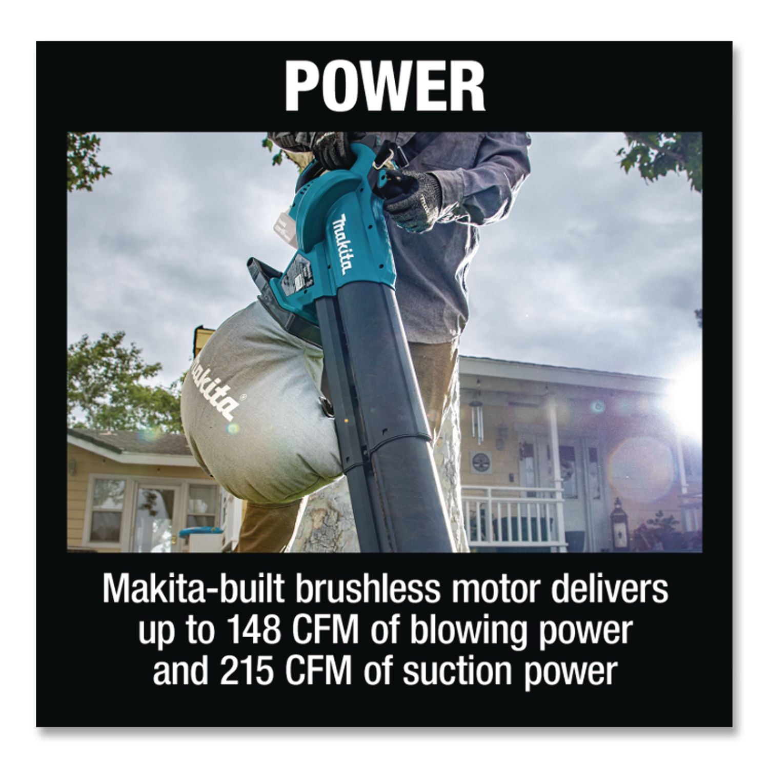 18V LXT BL Li-Ion 6.6 Gal Cordless Blower/Vacuum/Mulcher (Tool Only)
