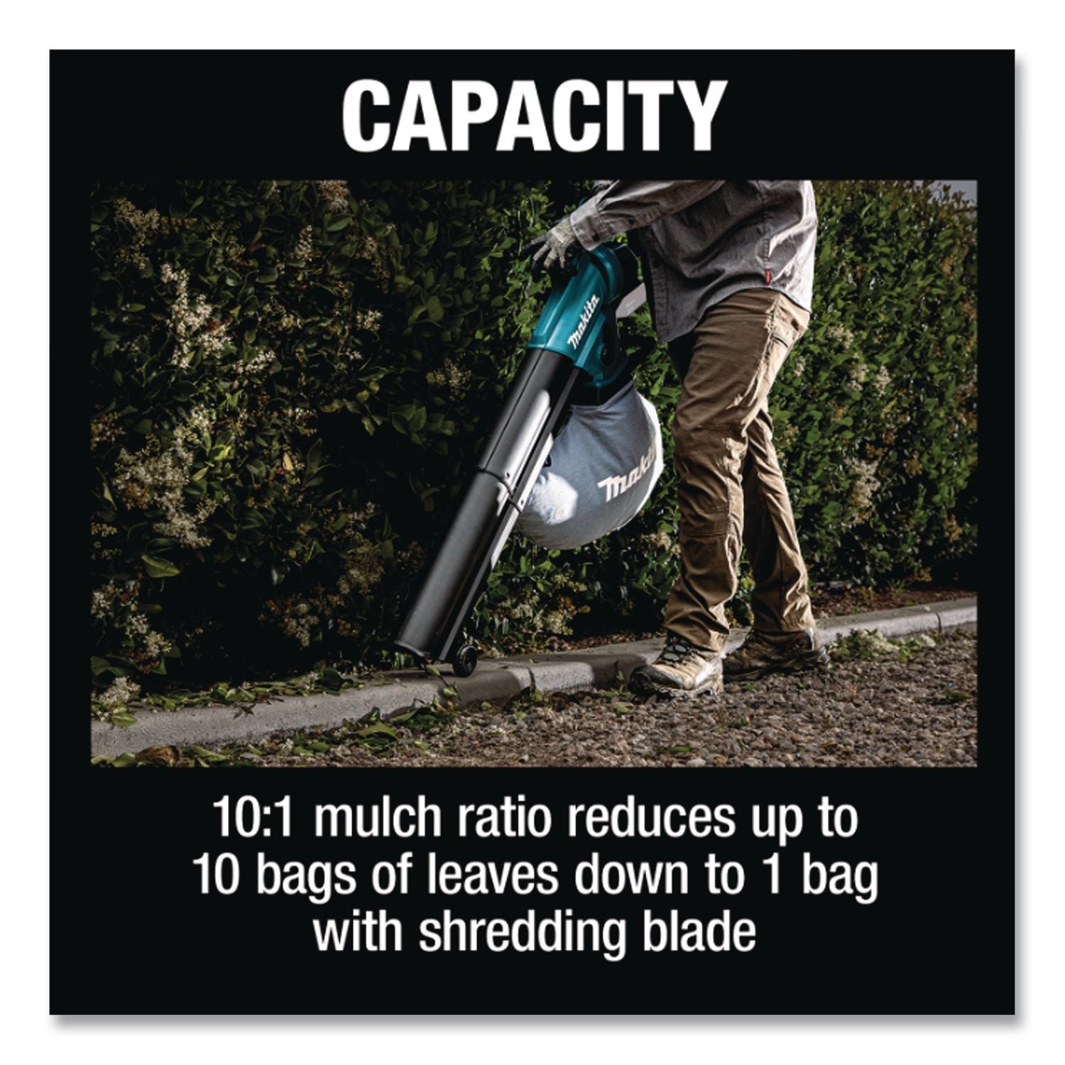 18V LXT BL Li-Ion 6.6 Gal Cordless Blower/Vacuum/Mulcher (Tool Only)
