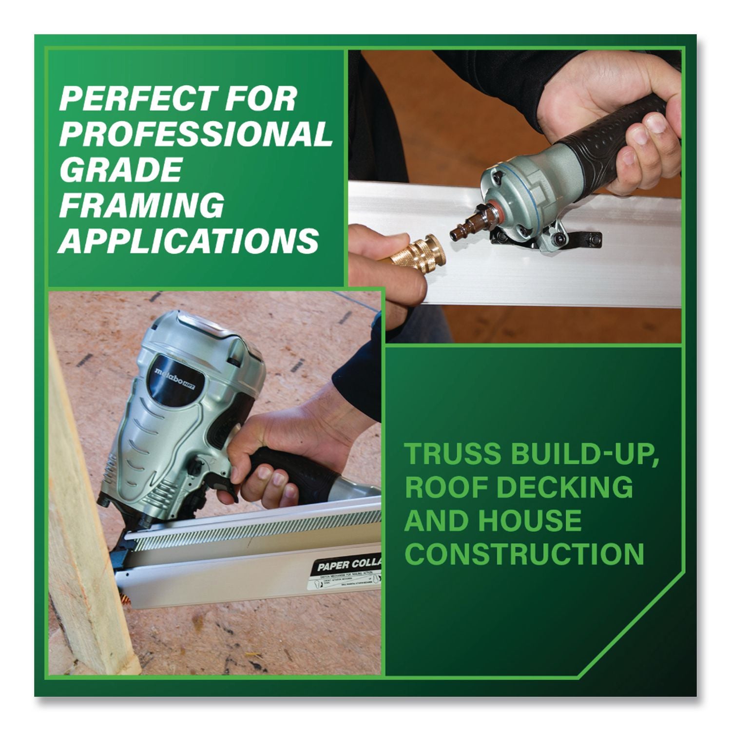 HPT 30 Degree Paper Collated 3.5" Strip Framing Nailer