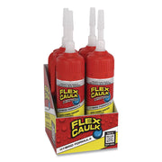 Flex Caulk Hi-Performance Hybrid Caulk, 3 Oz Aerosol Can, Dries Clear, 4/Carton