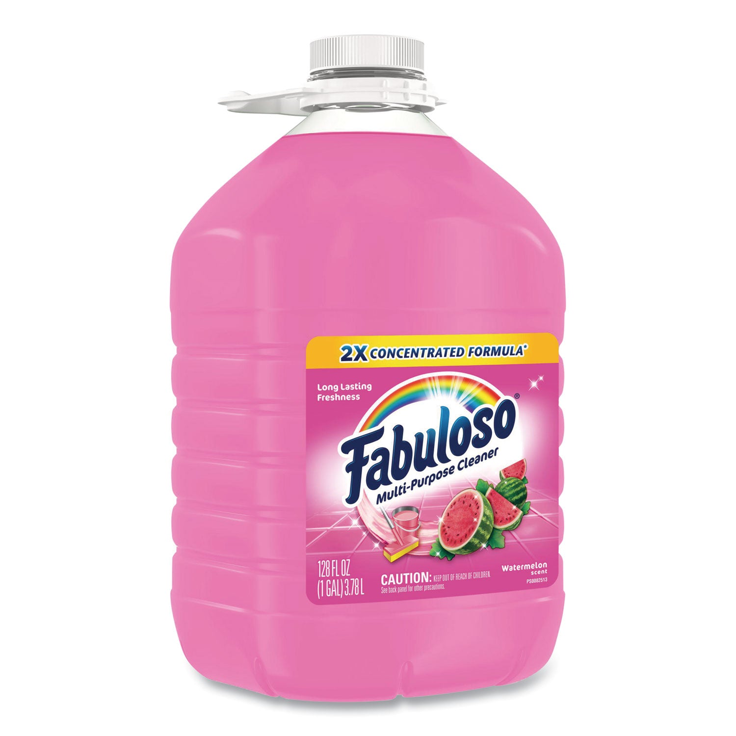 Multi-Use Cleaner, Watermelon Scent, 128 Oz Bottle, 4/Carton