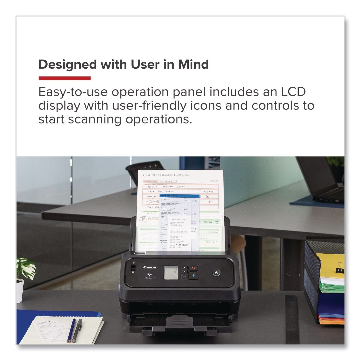 Imageformula DR-C350, 600 Dpi Optical Resolution, 100-Sheet Duplex Auto Document Feeder