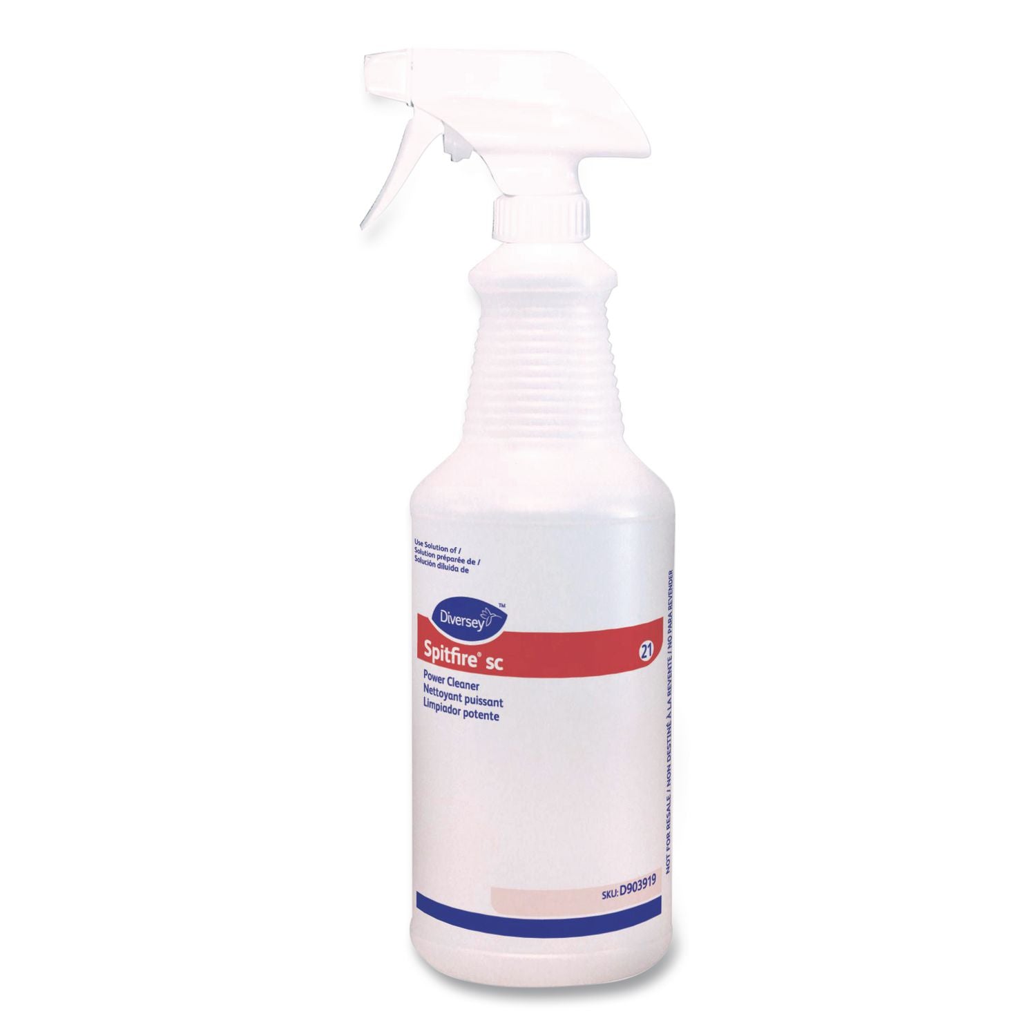 Spitfire SC Power Cleaner Empty Bottle, 32 Oz, Clear