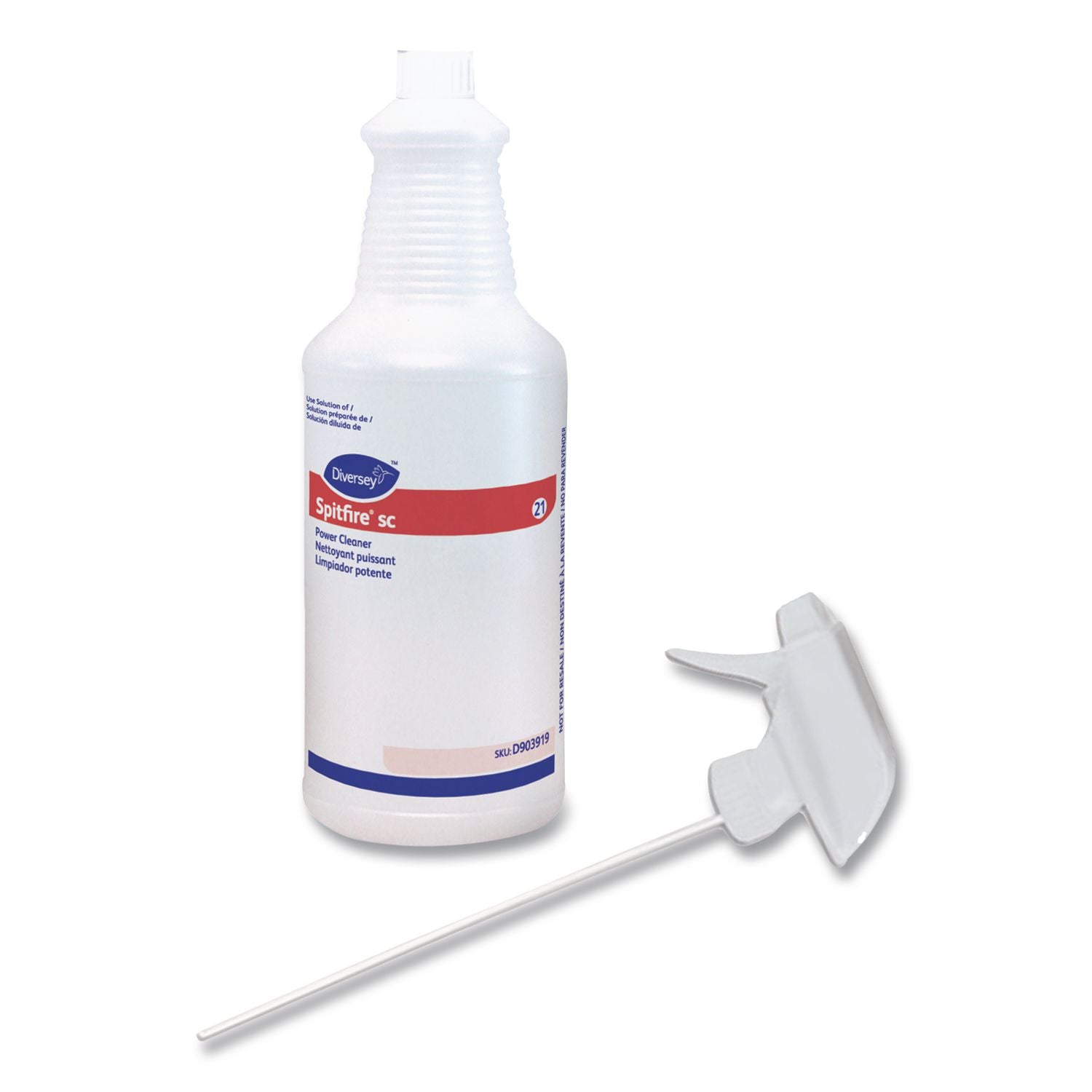 Spitfire SC Power Cleaner Empty Bottle, 32 Oz, Clear