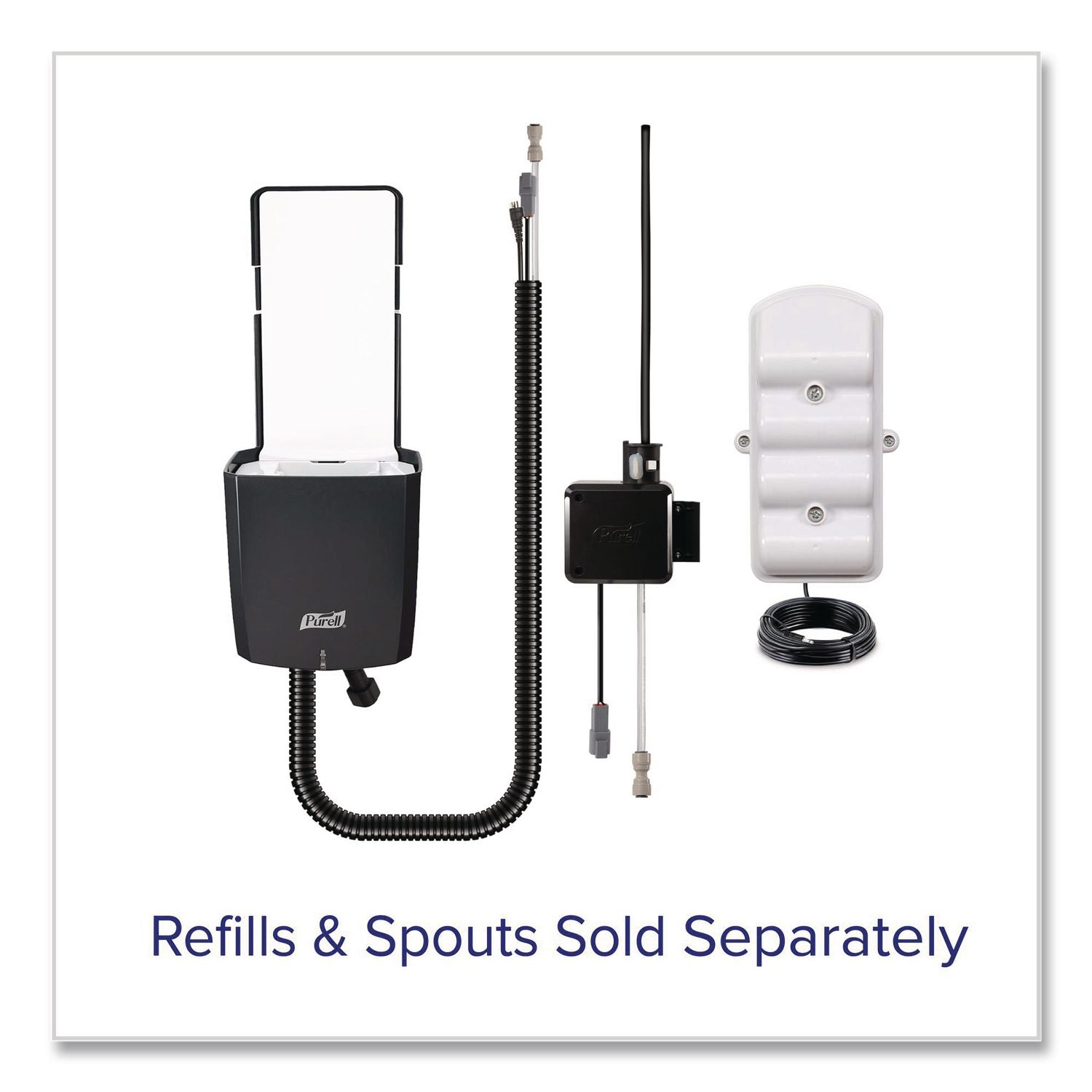 CX10 Counter Mount Soap Dispenser Retrofit Kit, 2, 000 Ml, 2.28 X 5.82 X 4.04, Graphite