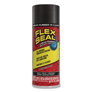 Flex Seal Liquid Rubber Sealant Coating Aerosol, 2 Oz Aerosol Can, Dries Black, 12/Carton