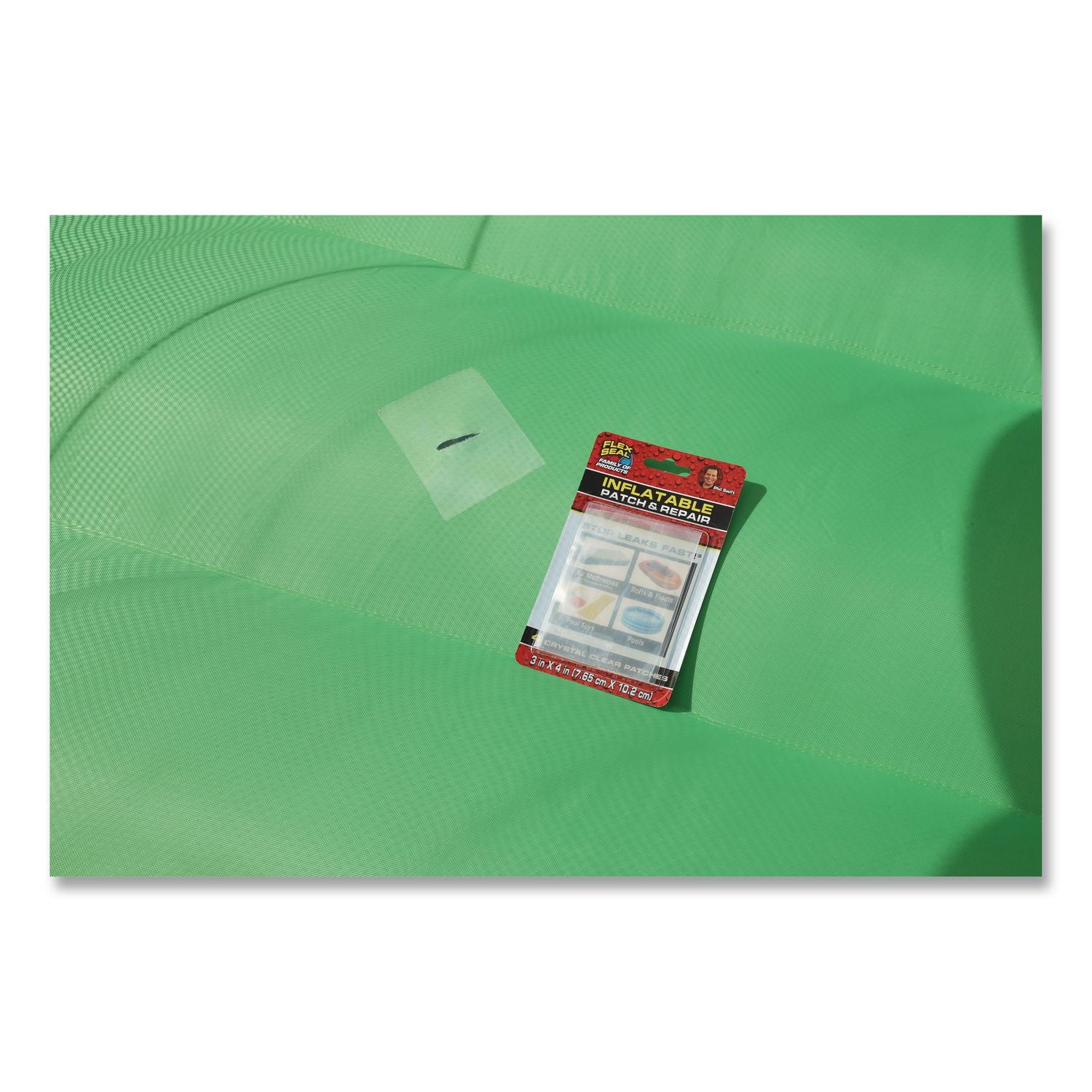 Flex Seal Inflatable Patch And Repair, 6" X 4" X 2.5", Clear, 8/Carton