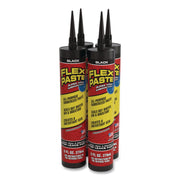 Flex Paste Super Thick Rubberized Paste, 9 Oz Cartridge, Dries Black, 4/Carton