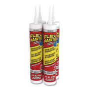 Flex Paste Super Thick Rubberized Paste, 9 Oz Cartridge, Dries Clear, 4/Carton