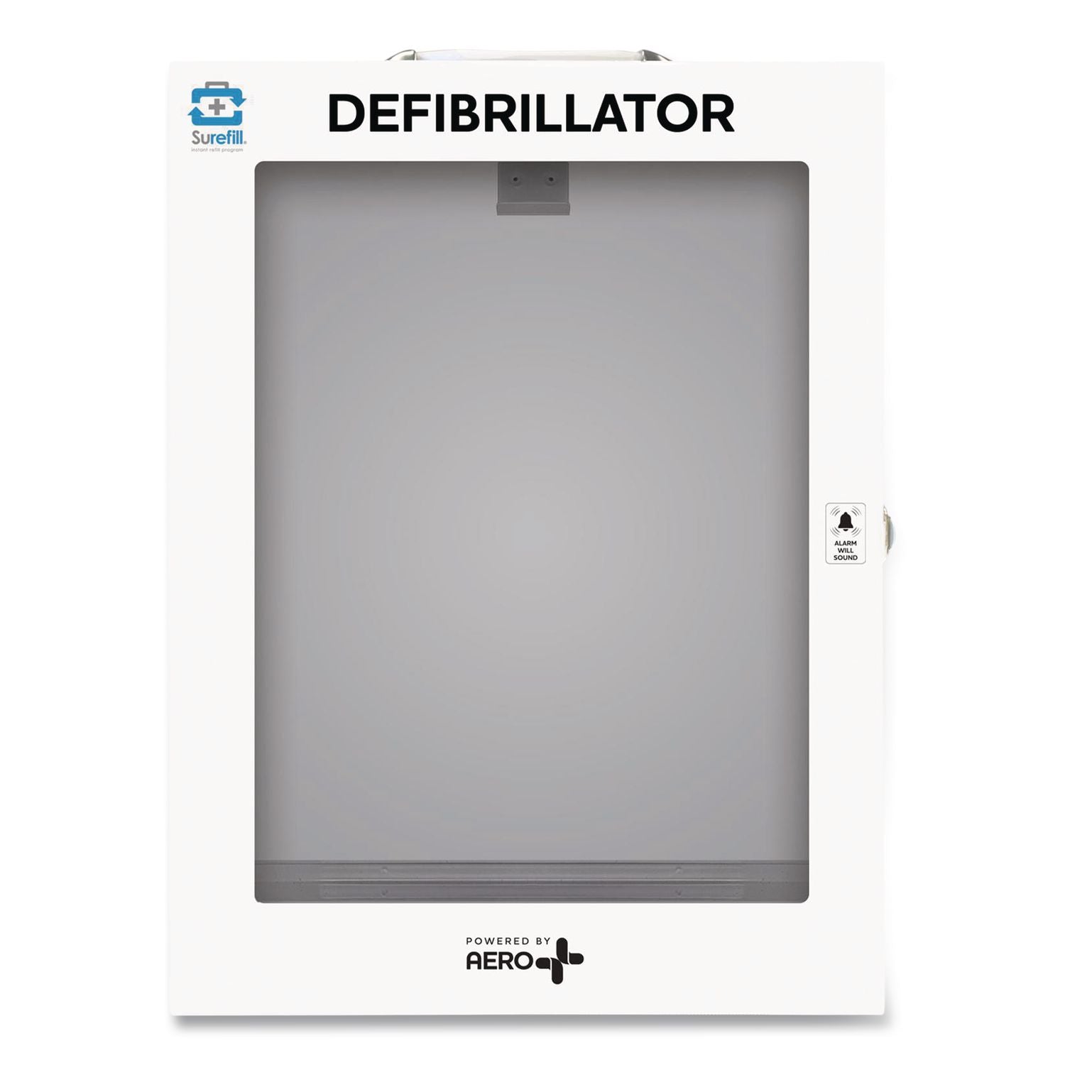 LIFEPAK CR2 Fully-Automatic, USB, English Handle, Alarmed Cabinet
