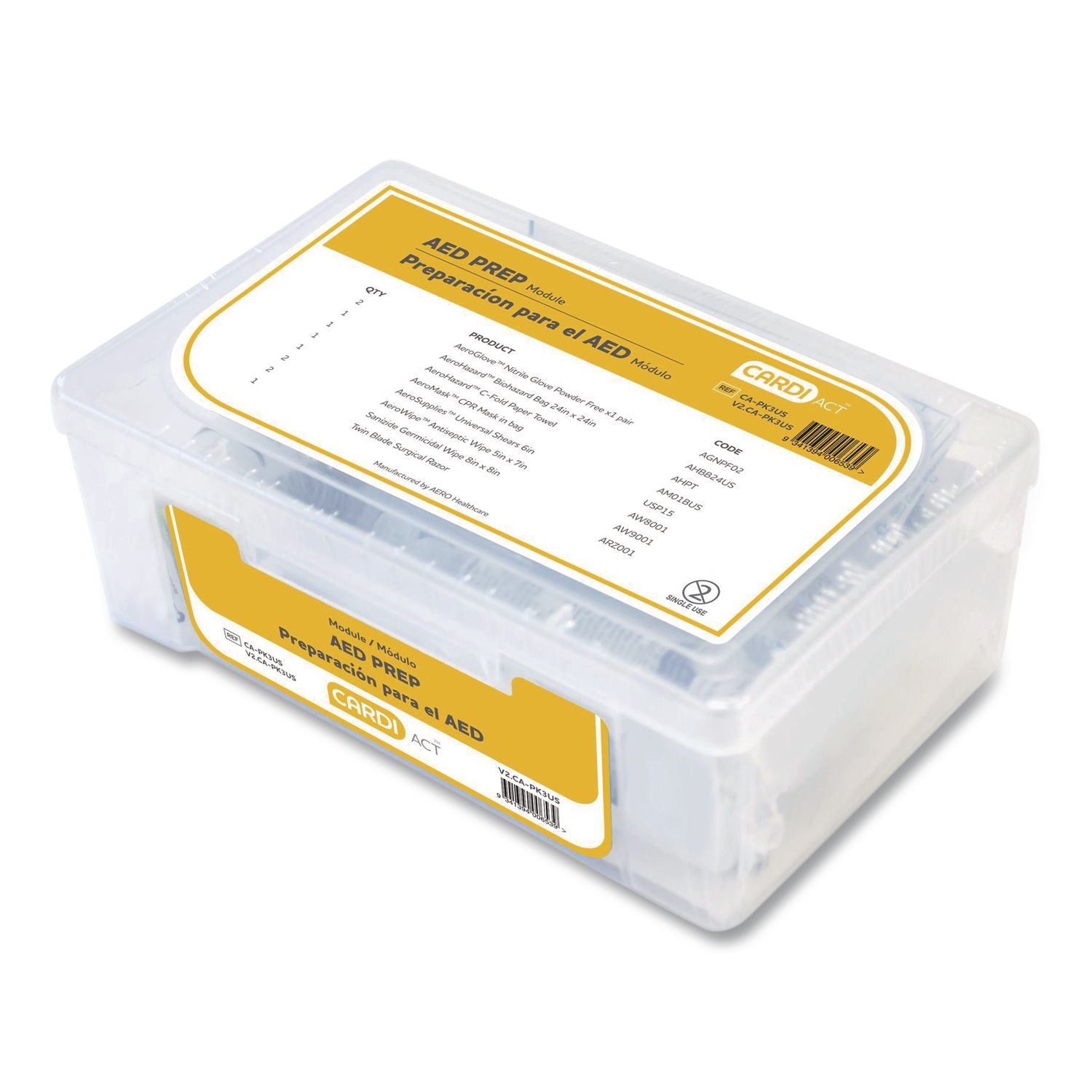 LIFEPAK CR2 Semi-Automatic, USB, English, Handle, Standard Cabinet