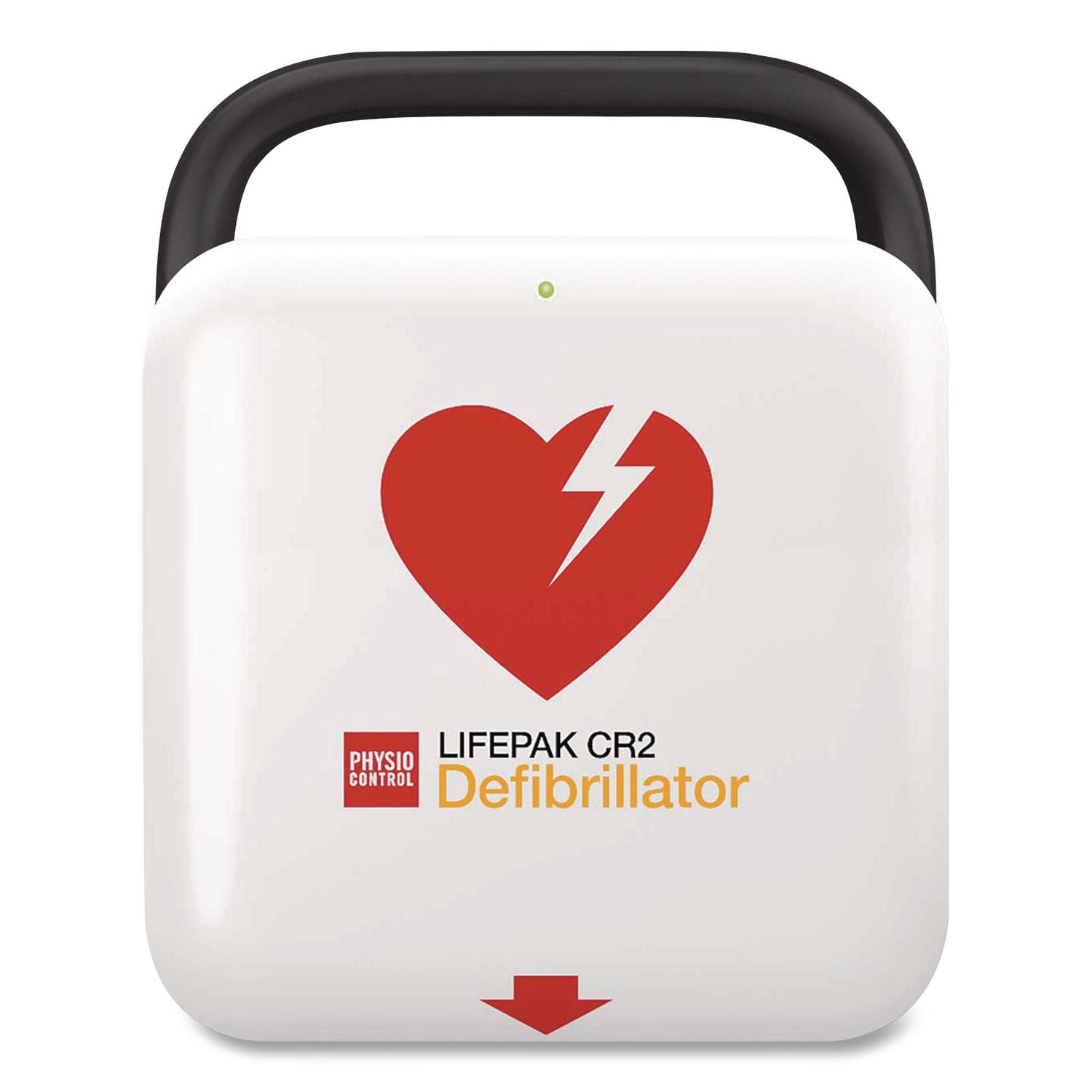 LIFEPAK CR2 Fully-Automatic, Cellular, English/Spanish, Handle, Standard Cabinet