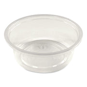 Portion Cups, 1.5 Oz, Clear, 100/Pack, 25 Packs/Carton