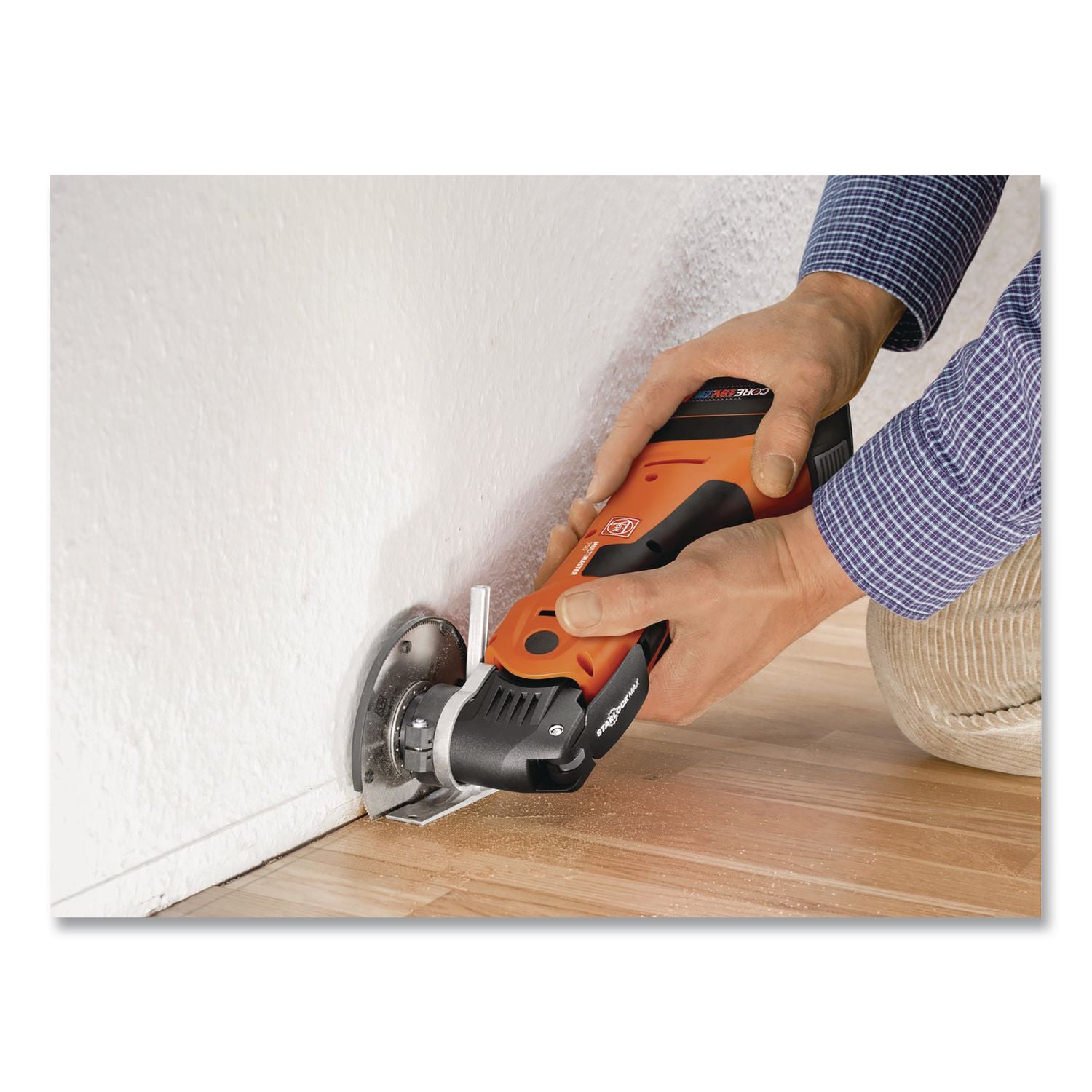 MULTIMASTER AMM 700 Max AS Cordless Oscillating Multi-Tool (Tool Only), Variable Speed With Saw Blade