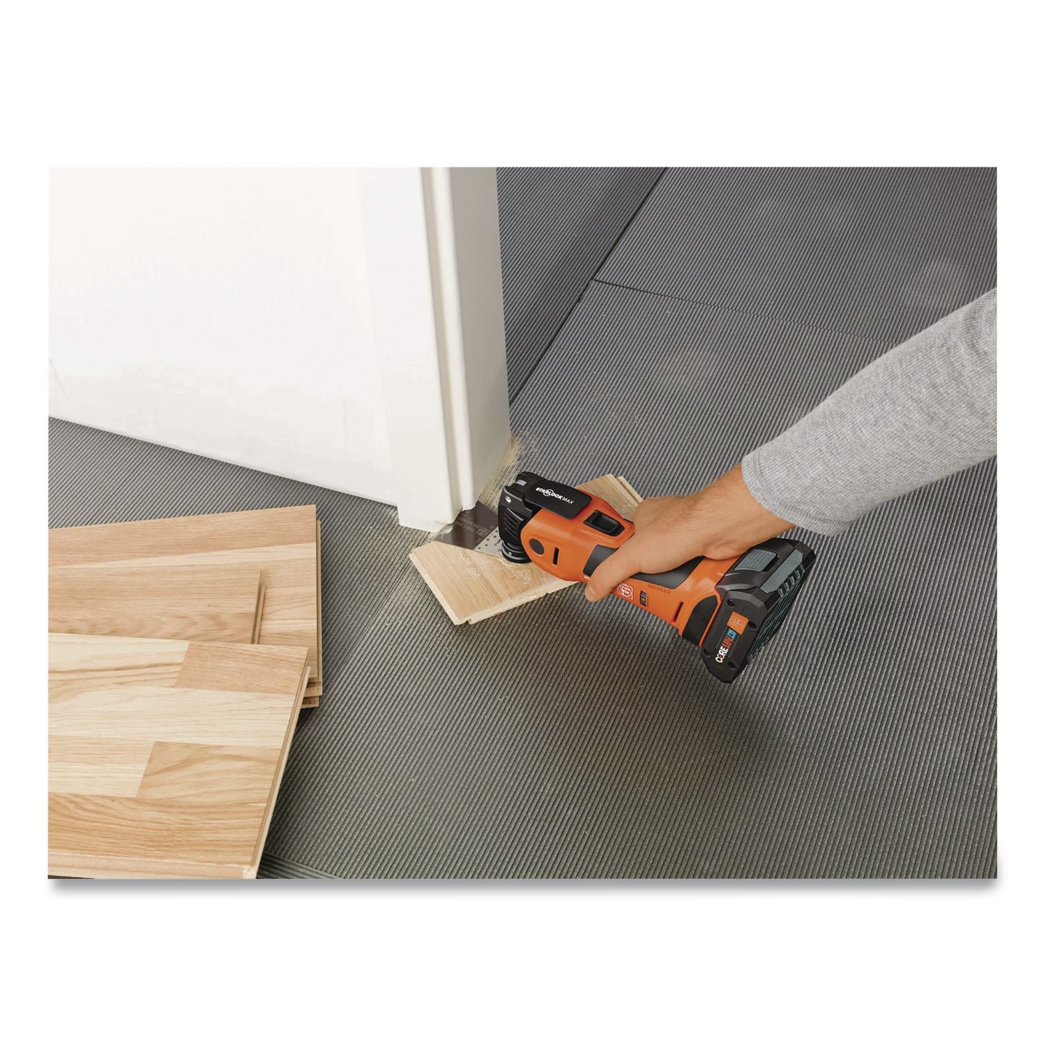MULTIMASTER AMM 700 Max AS Cordless Oscillating Multi-Tool (Tool Only), Variable Speed With Saw Blade