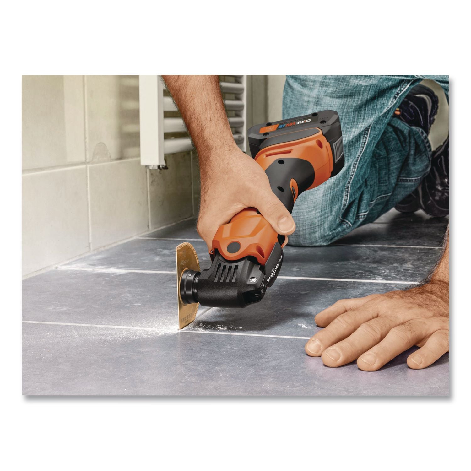 MULTIMASTER AMM 500 AS 4 Ah Cordless Oscillating Multi-Tool Kit, Variable Speeds, With 12 Pieces