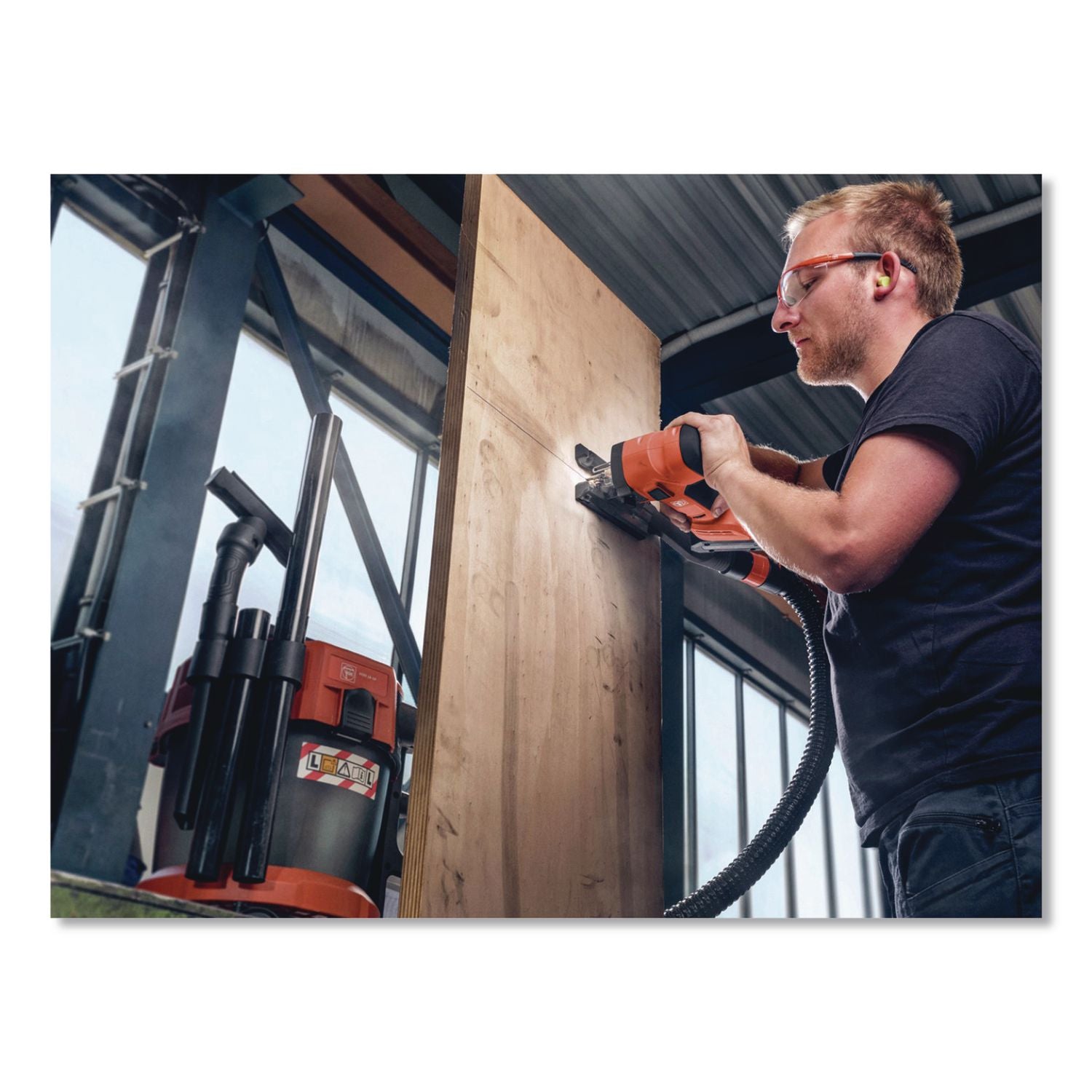 18V F-IRON Jig 26 AS Cordless Jigsaw Kit For Metal/Wood With 2 Batteries (4 Ah), 3, 000 SPM, -45 To +45 Degree Bevel Range