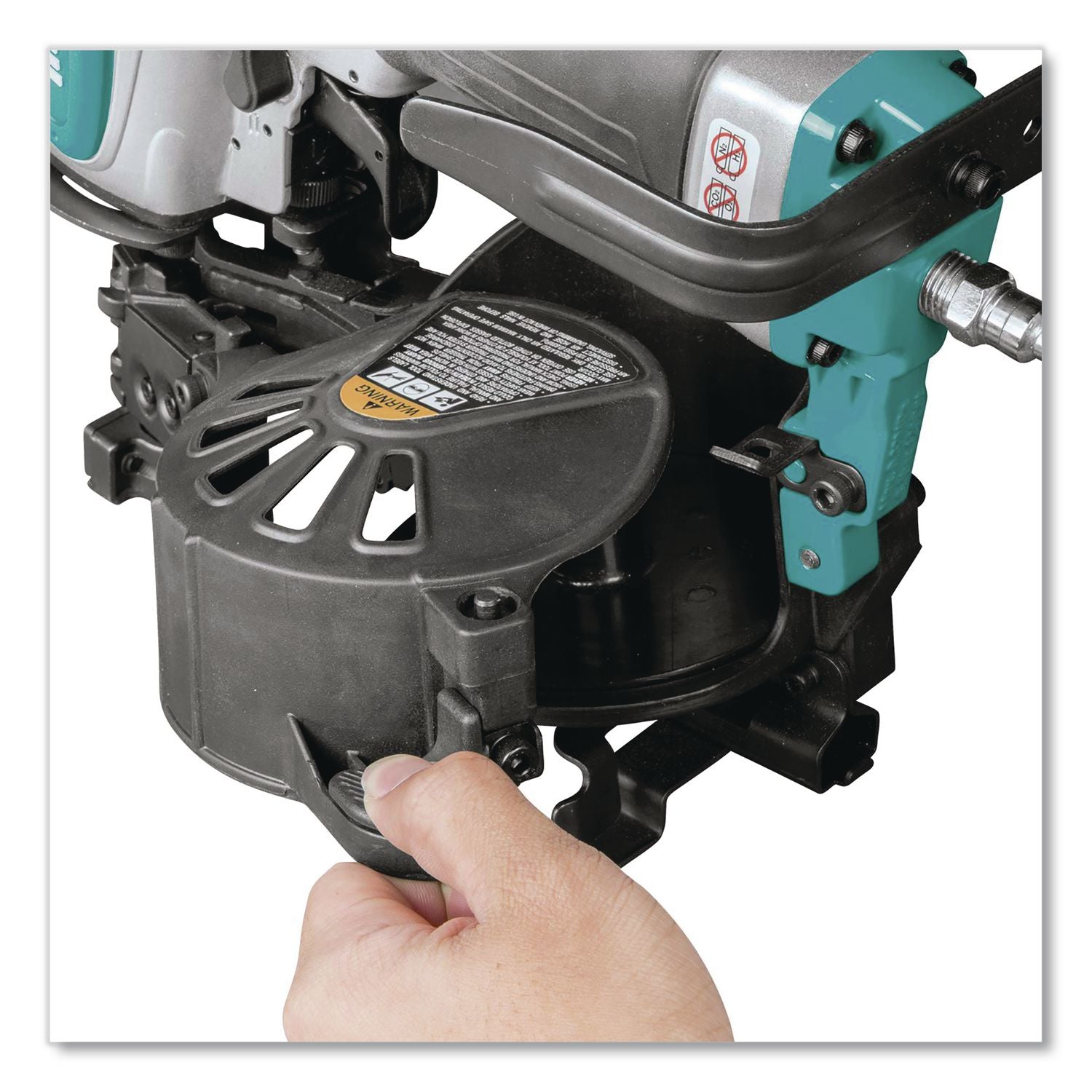 1 3/4" Roofing Nailer (Reconditioned), 3/4" To 1 3/4" Nails, Teal/Black/Gray