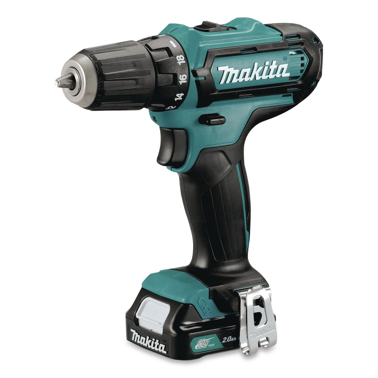 12V MAX CXT Lithium-Ion 3/8" Cordless Drill Driver Kit With Two Batteries (2 Ah), (Reconditioned)