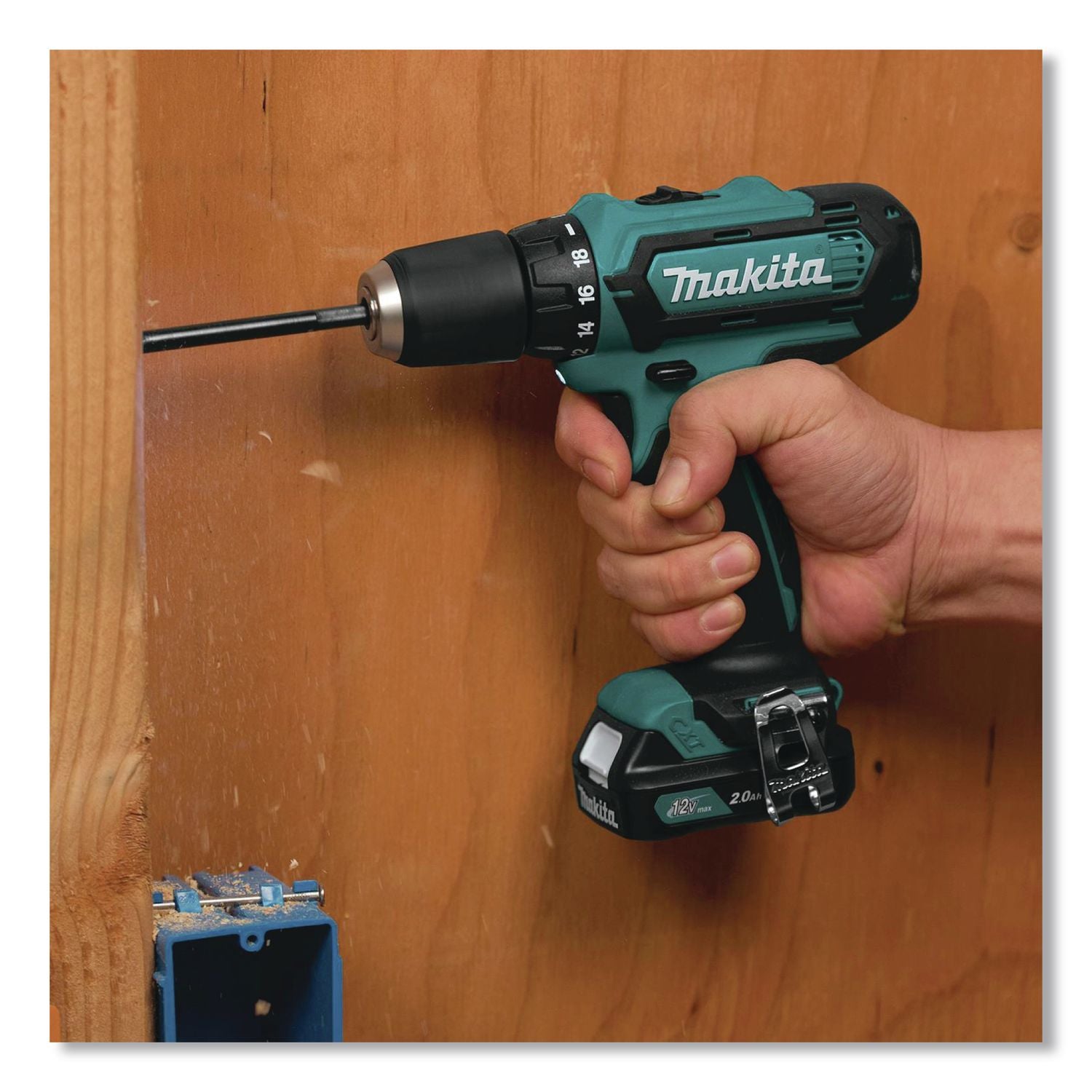 12V MAX CXT Lithium-Ion 3/8" Cordless Drill Driver Kit With Two Batteries (2 Ah), (Reconditioned)